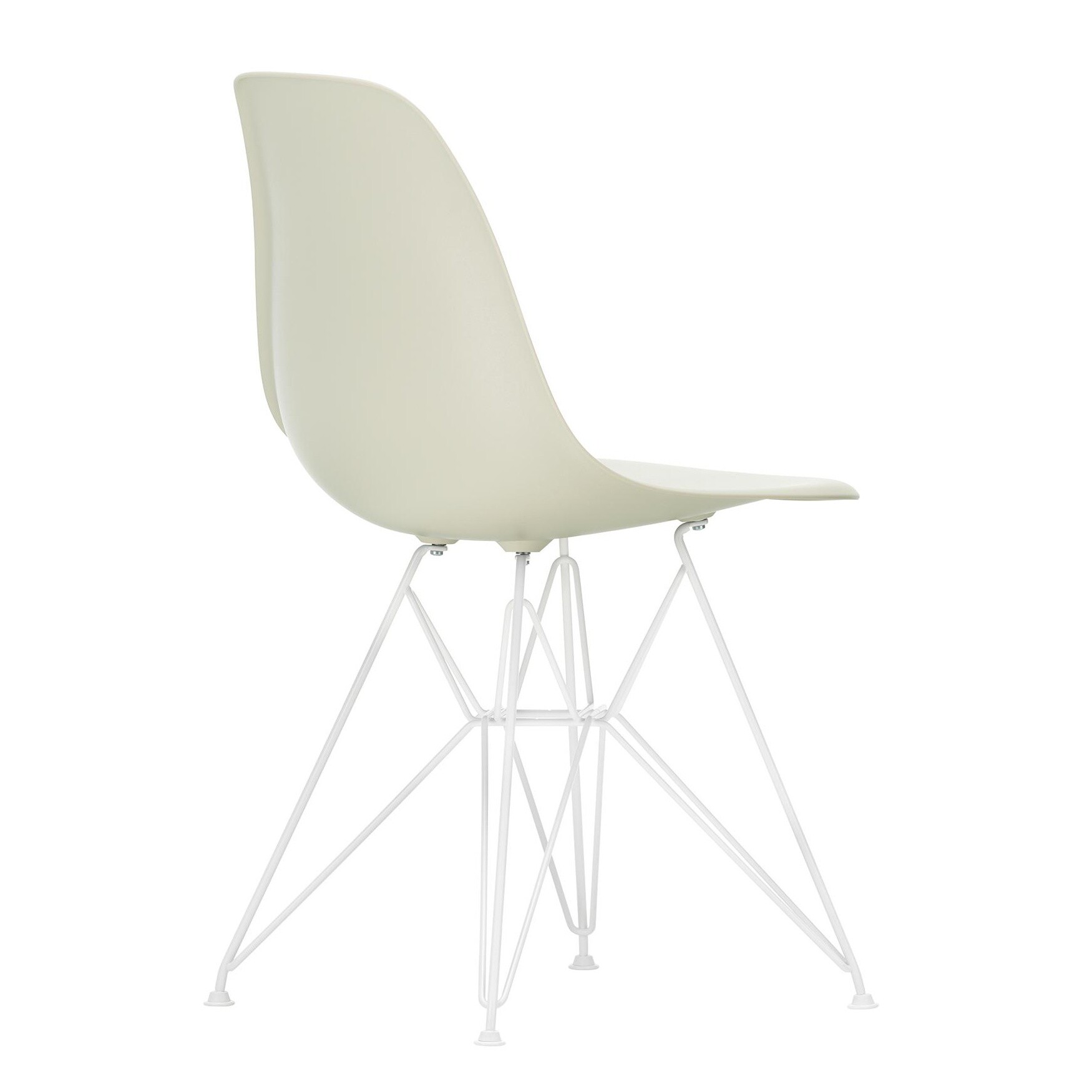 Eames Plastic Side Chair DSR RE White Base