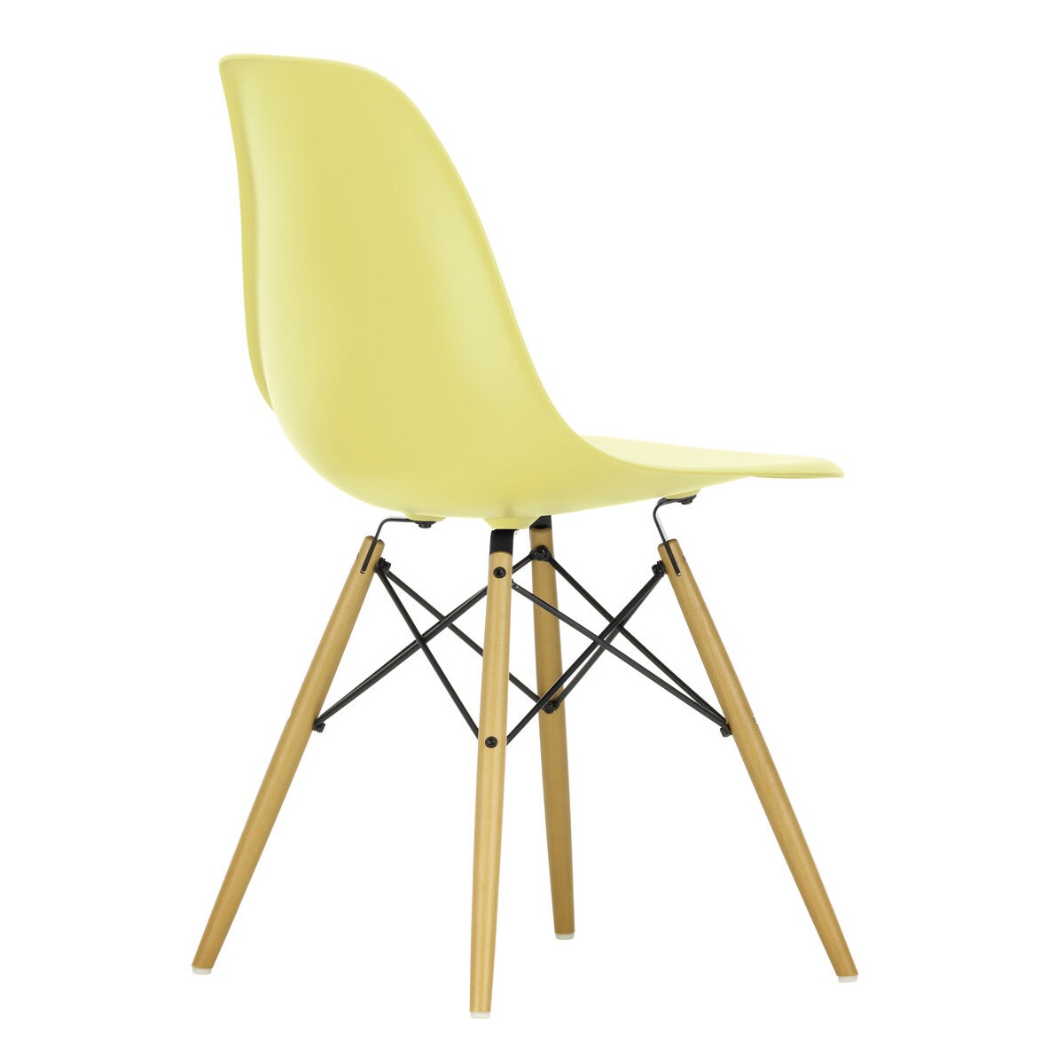 Eames Plastic Side Chair DSW RE Golden Maple