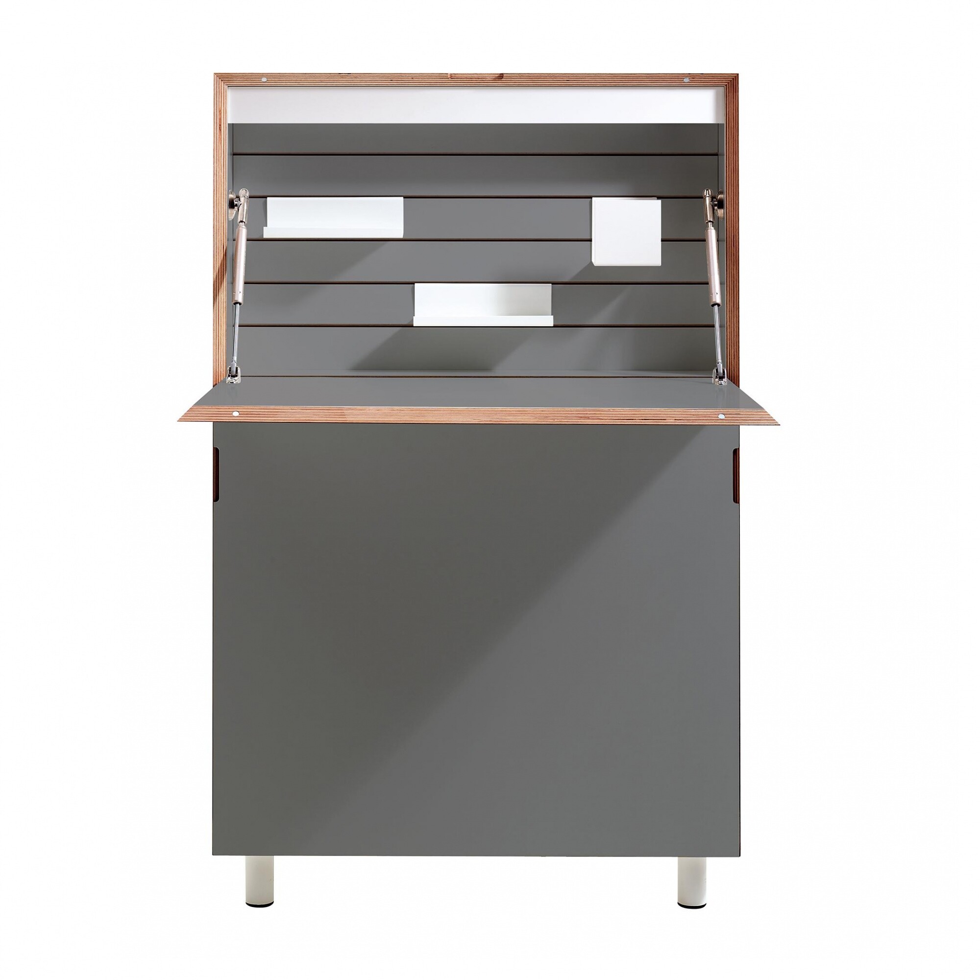 Flatmate Wall Secretary with Birch Edge