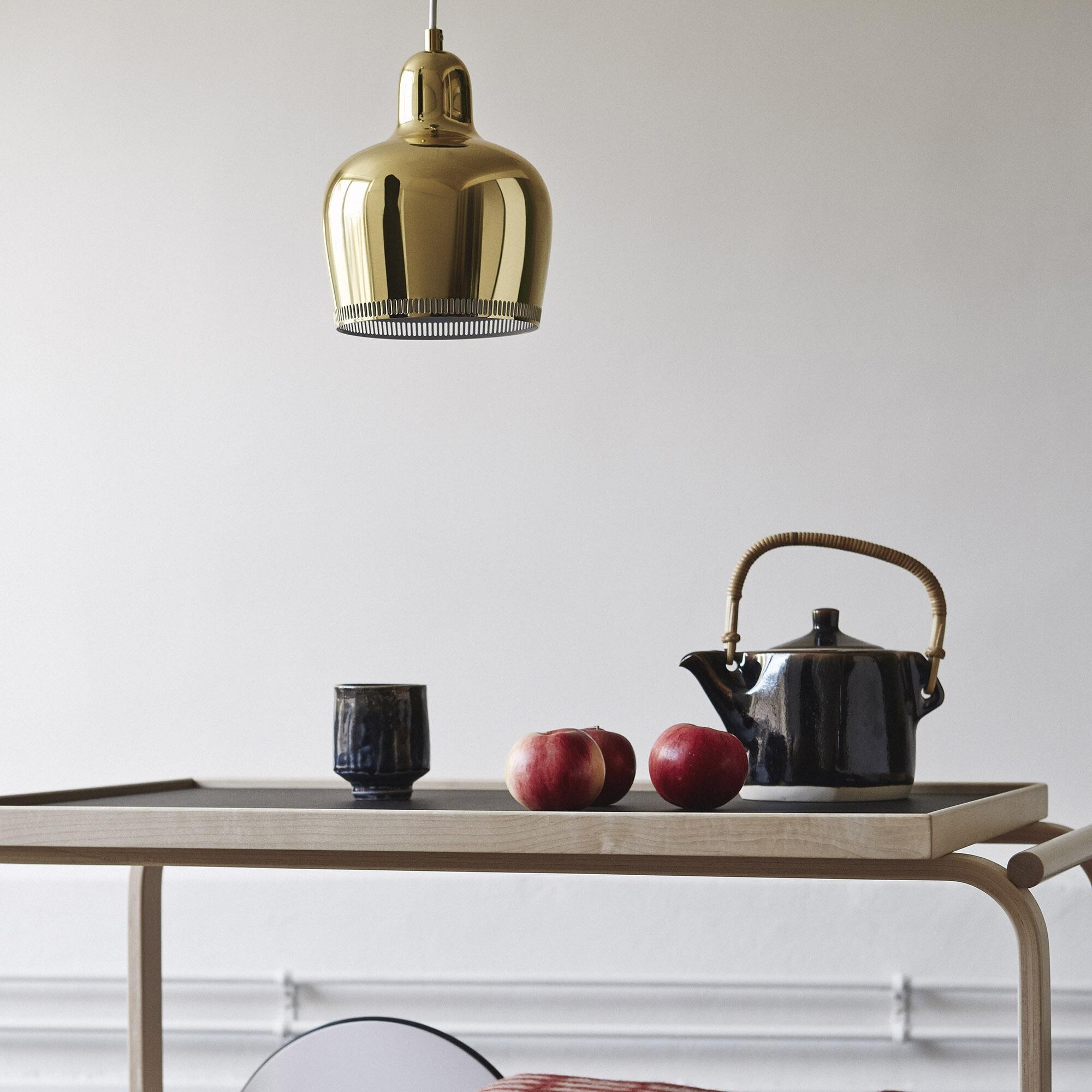 A330S Golden Bell Suspension Lamp Brass