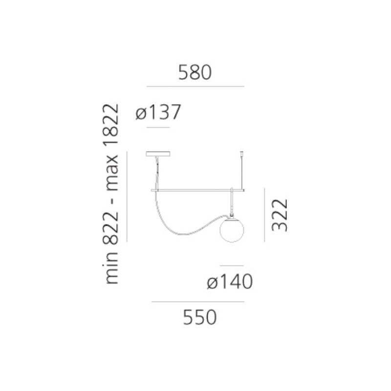 nh S1 14 Sospensione Suspension Lamp