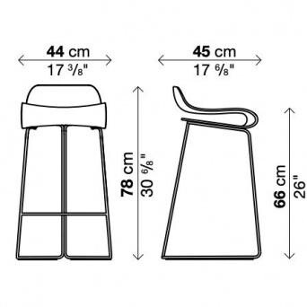 BCN Bar Stool H 78cm