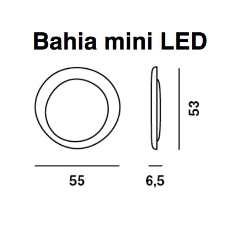 Bahia mini LED Wall/ CeilingLamp