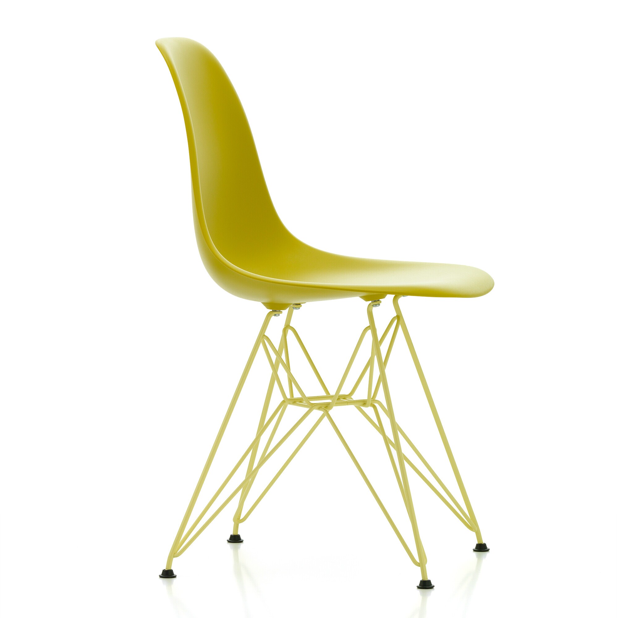 Eames Plastic Side Chair DSR RE Citron Base