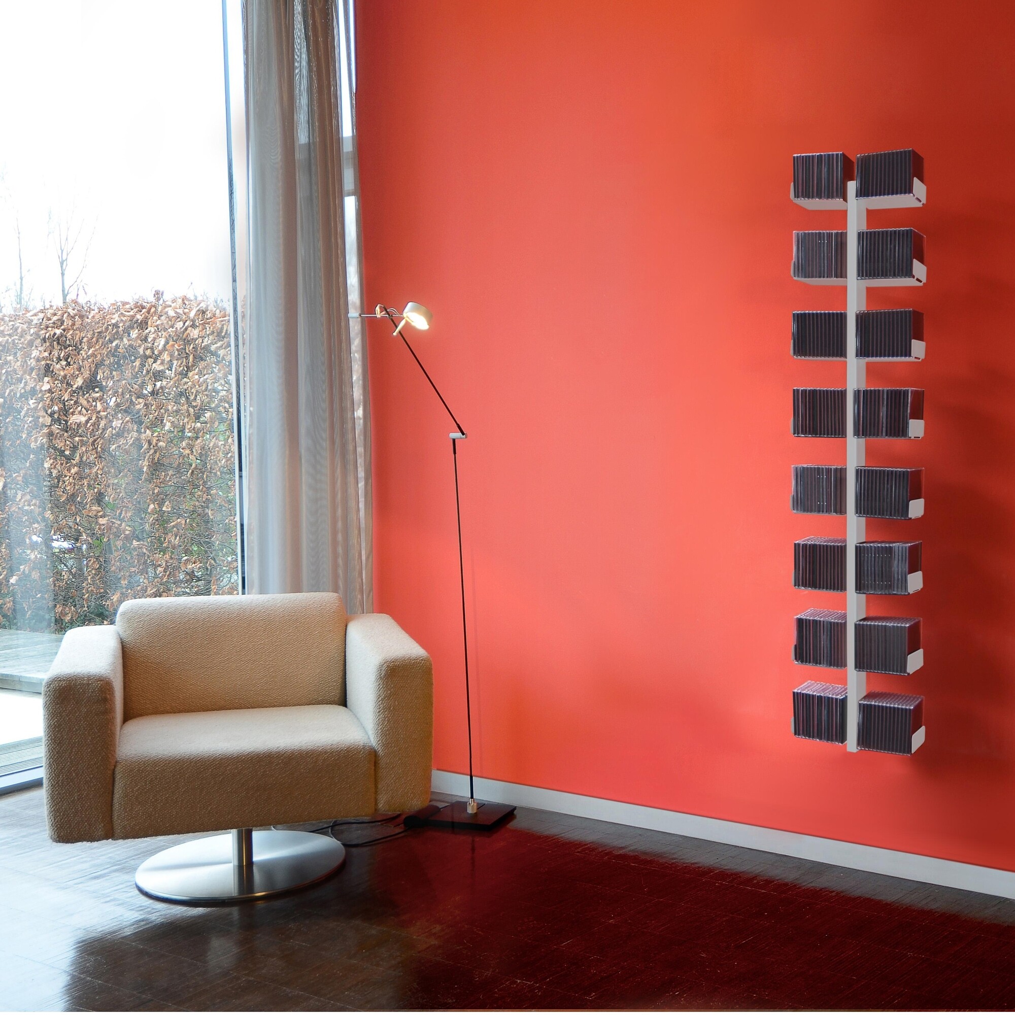 CD Standing Shelf Double 170cm