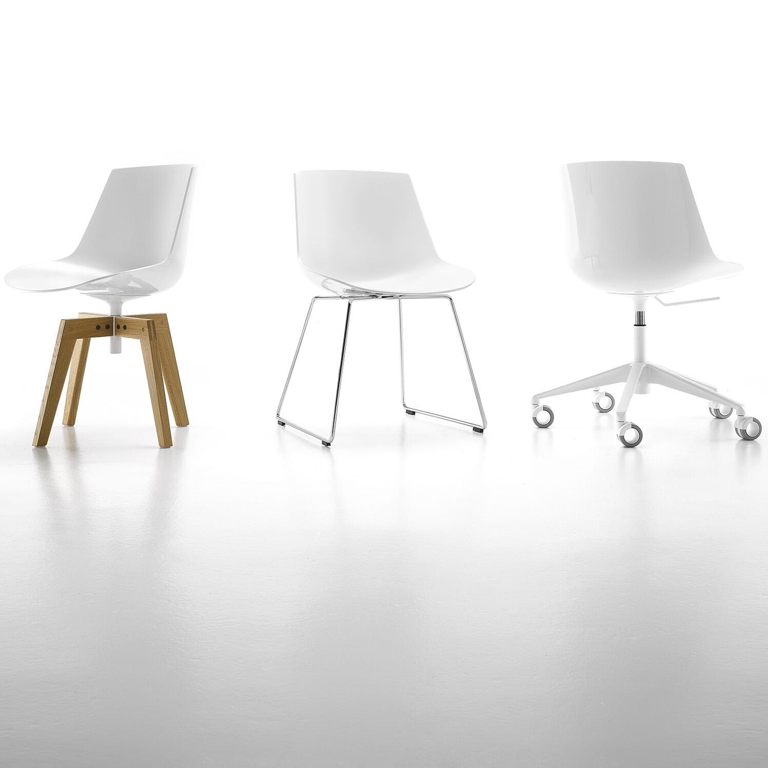 Flow Office Chair With Star Base & Wheels