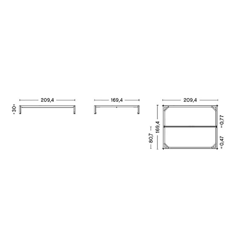Connect Bed Frame 160x200cm