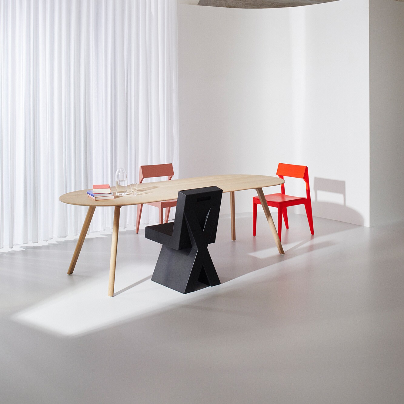 Meyer Oval Dining Table 220x115x73cm