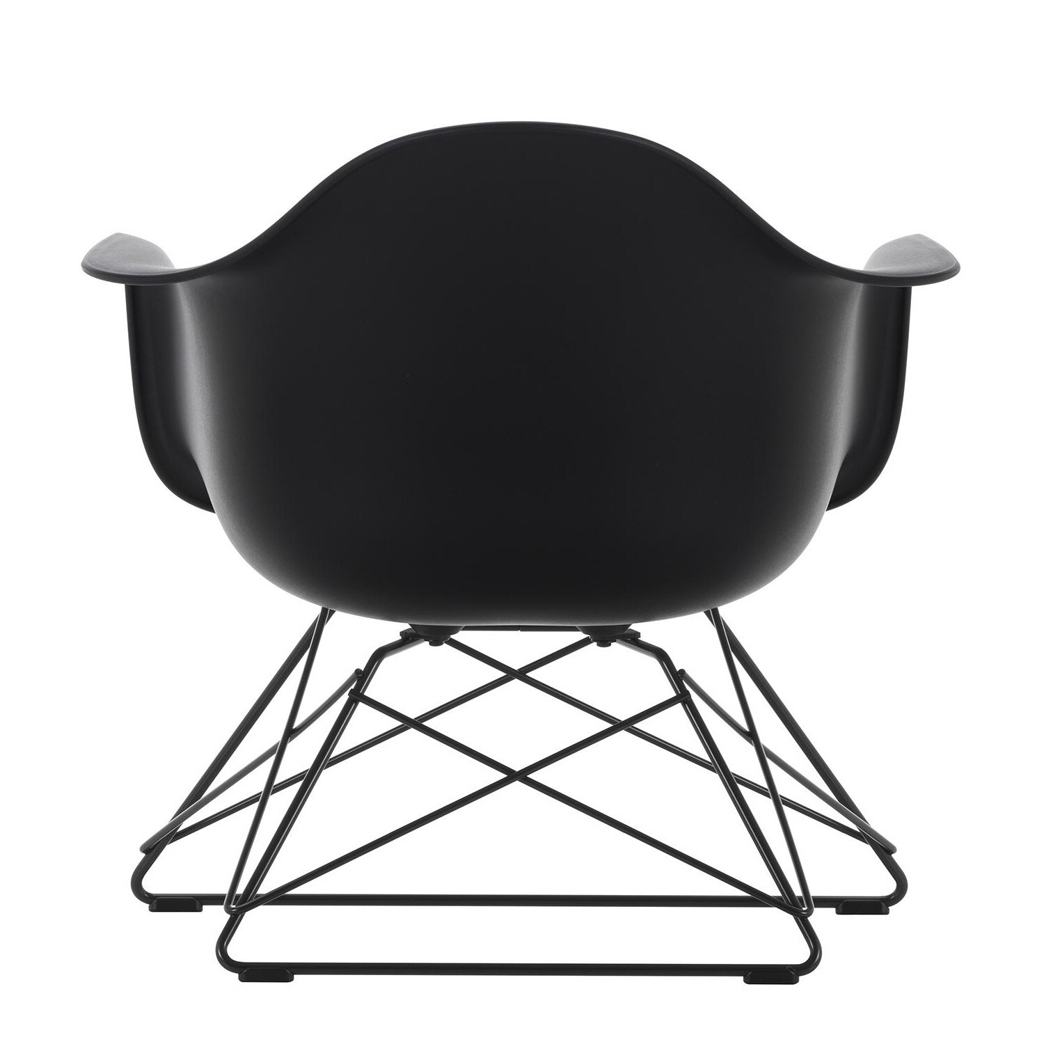 Eames Plastic Armchair LAR RE Black Base