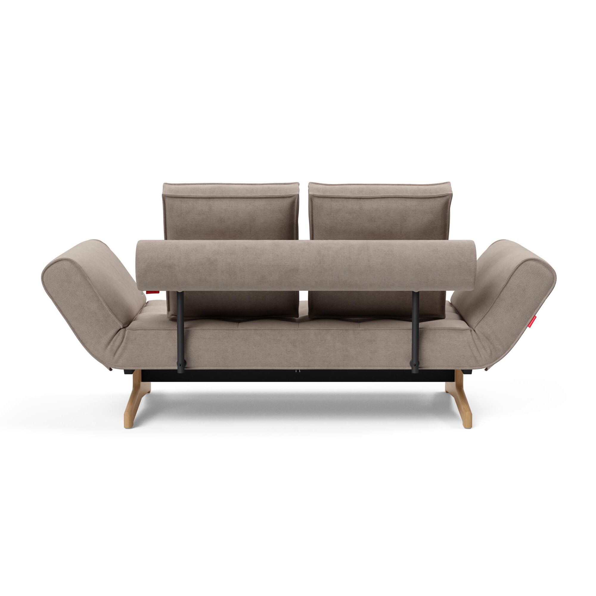Ghia Wood Sofa Bed Corduroy 210x93cm