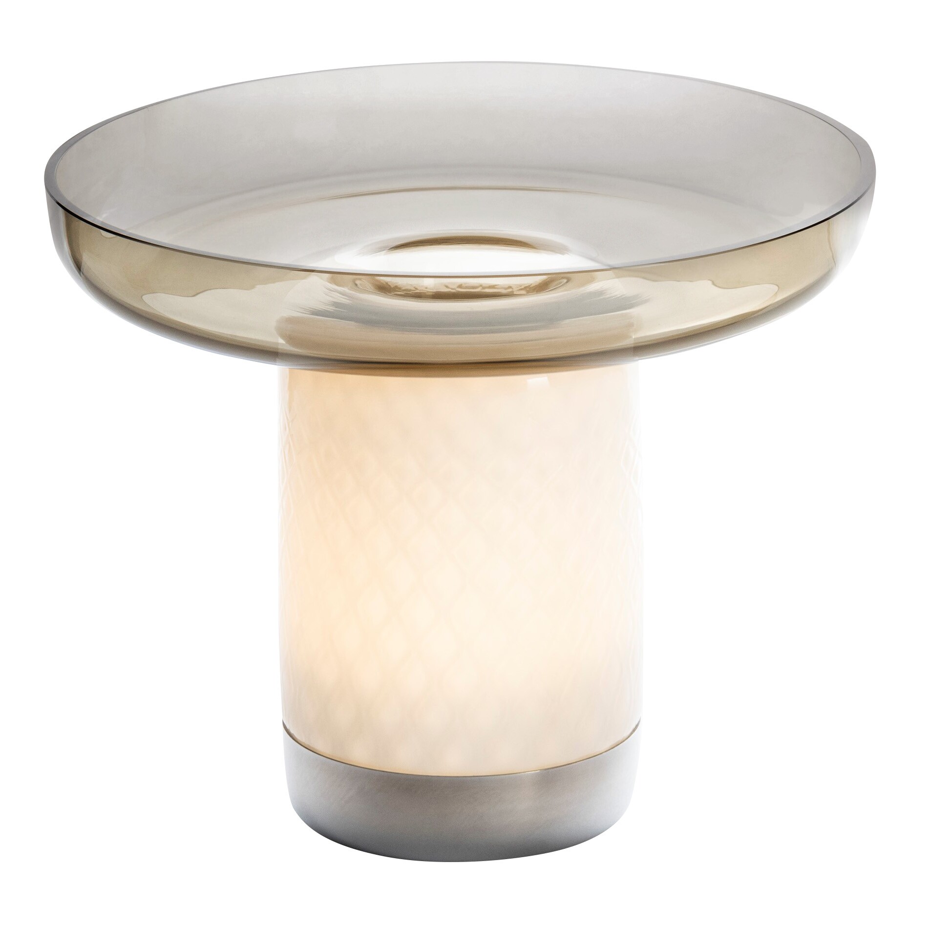 Bontà LED Battery Table Lamp with Glass Plate