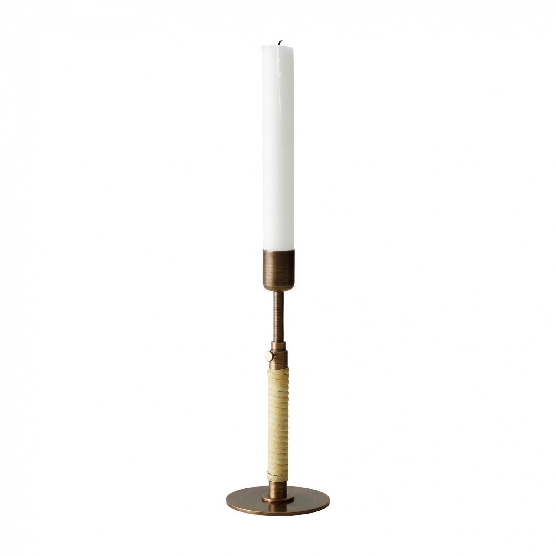 Duca Candle Holder Brass