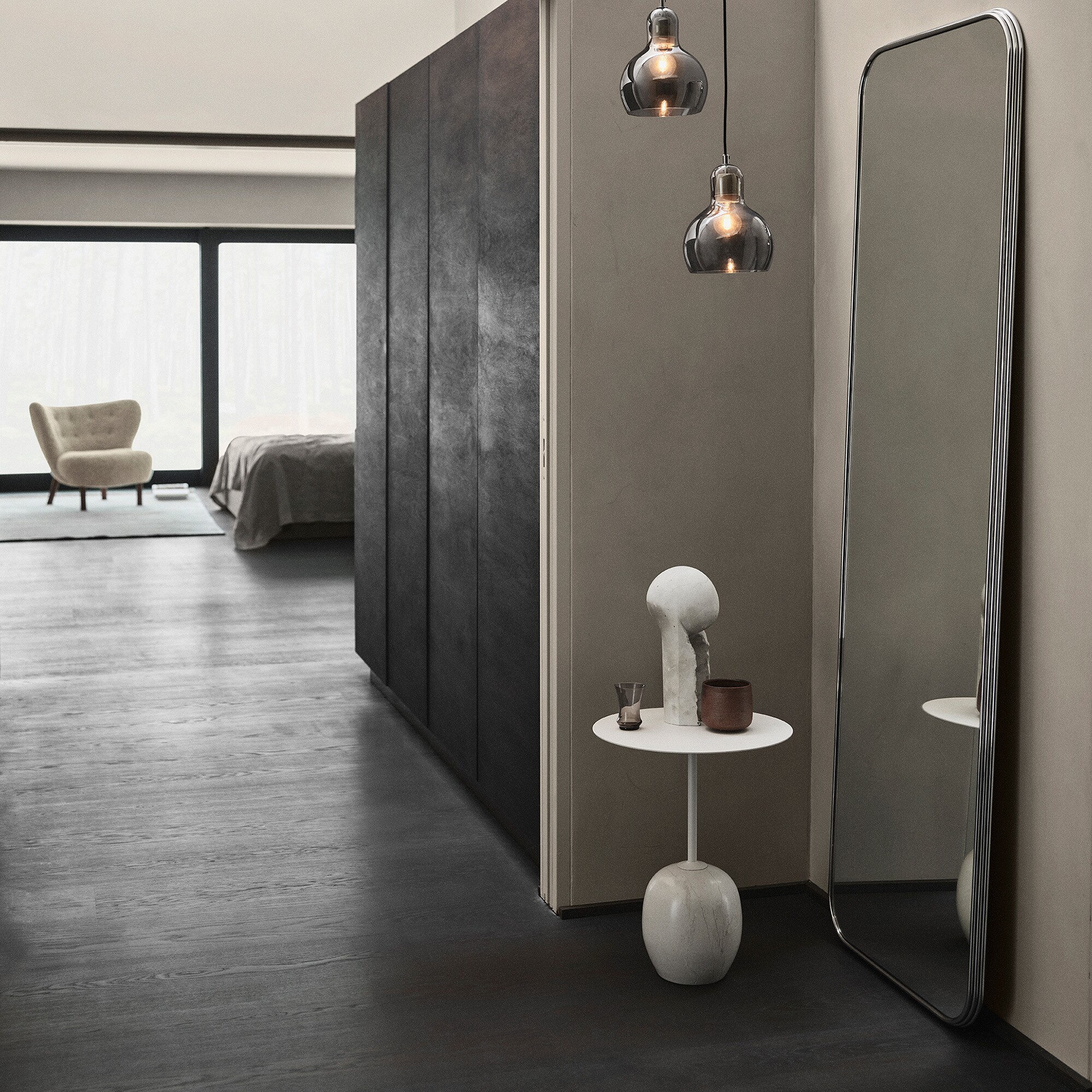 Lato LN8 Side Table Top Steel Round