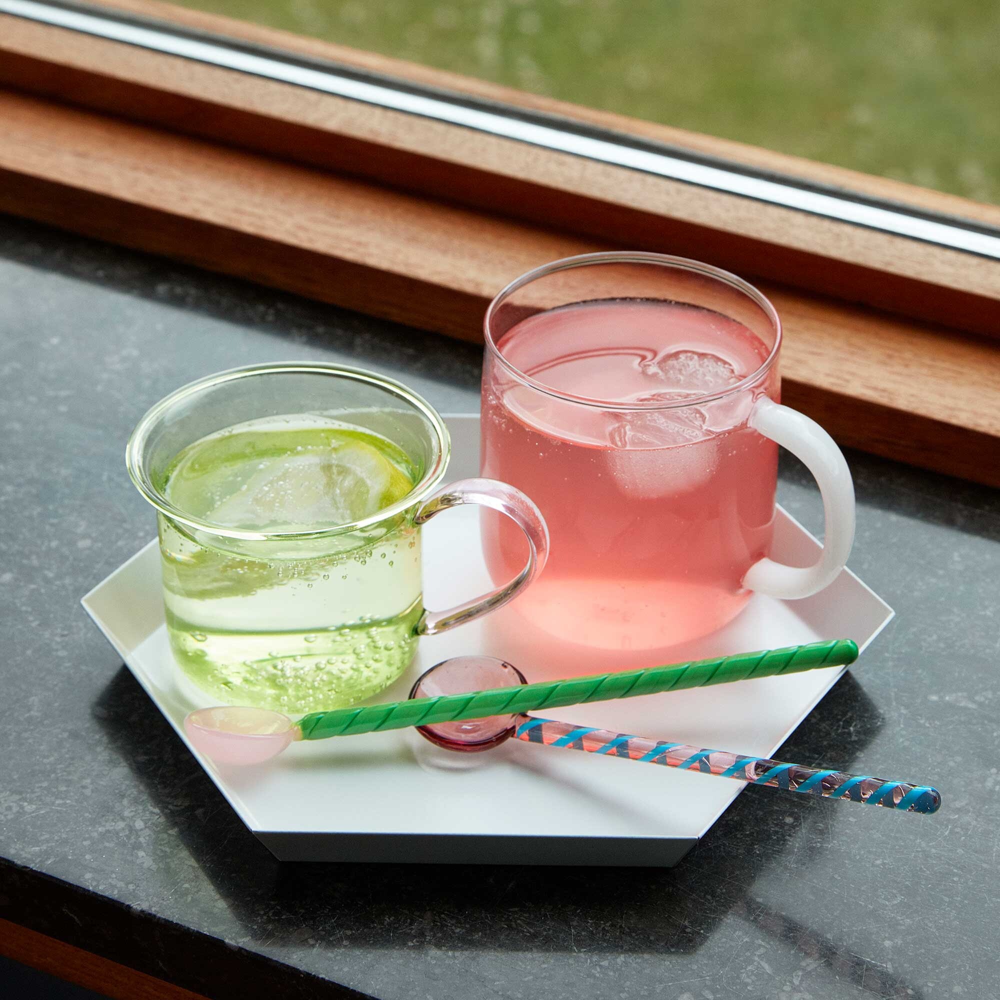 Glass Spoon Set of 2