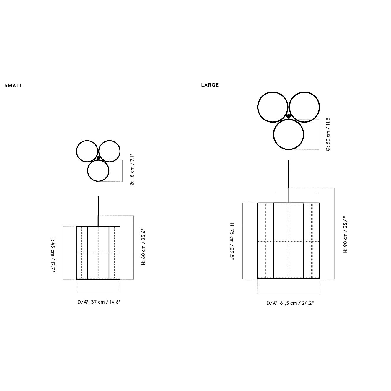 Hashira Cluster Suspension Lamp