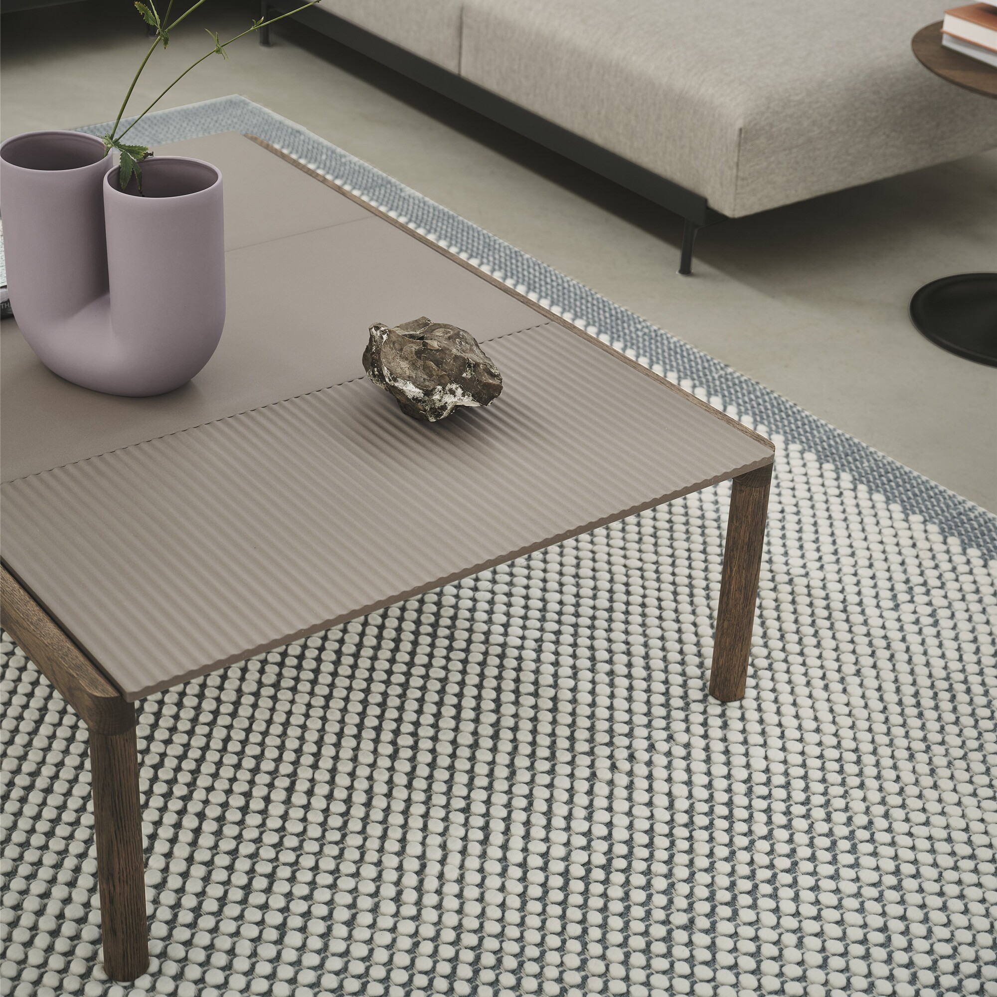 Couple Coffee Table 120x84x35 cm Wavy