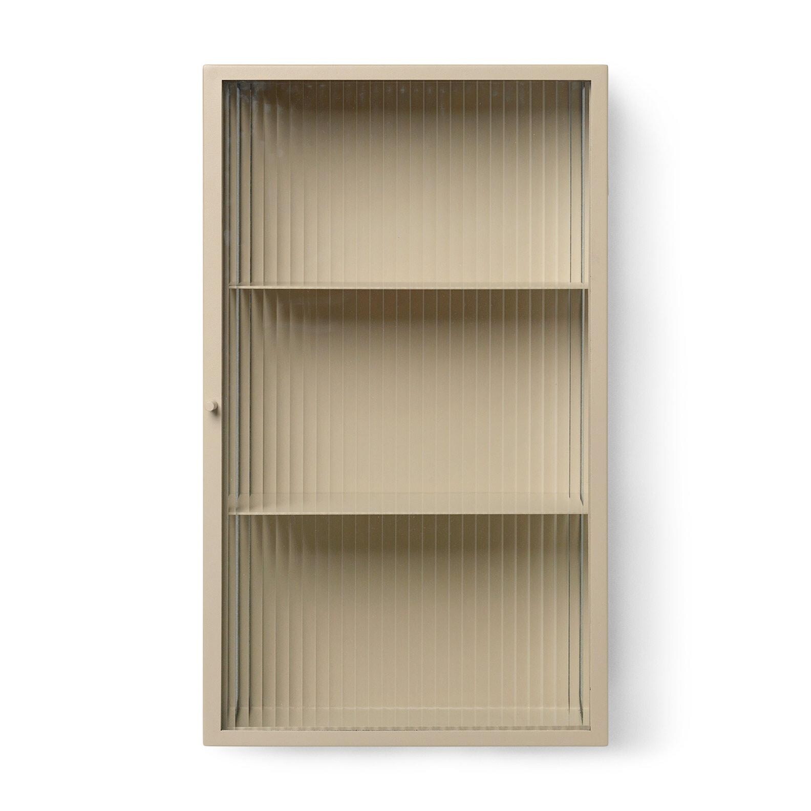 Haze Wall Cabinet Reeded Glass