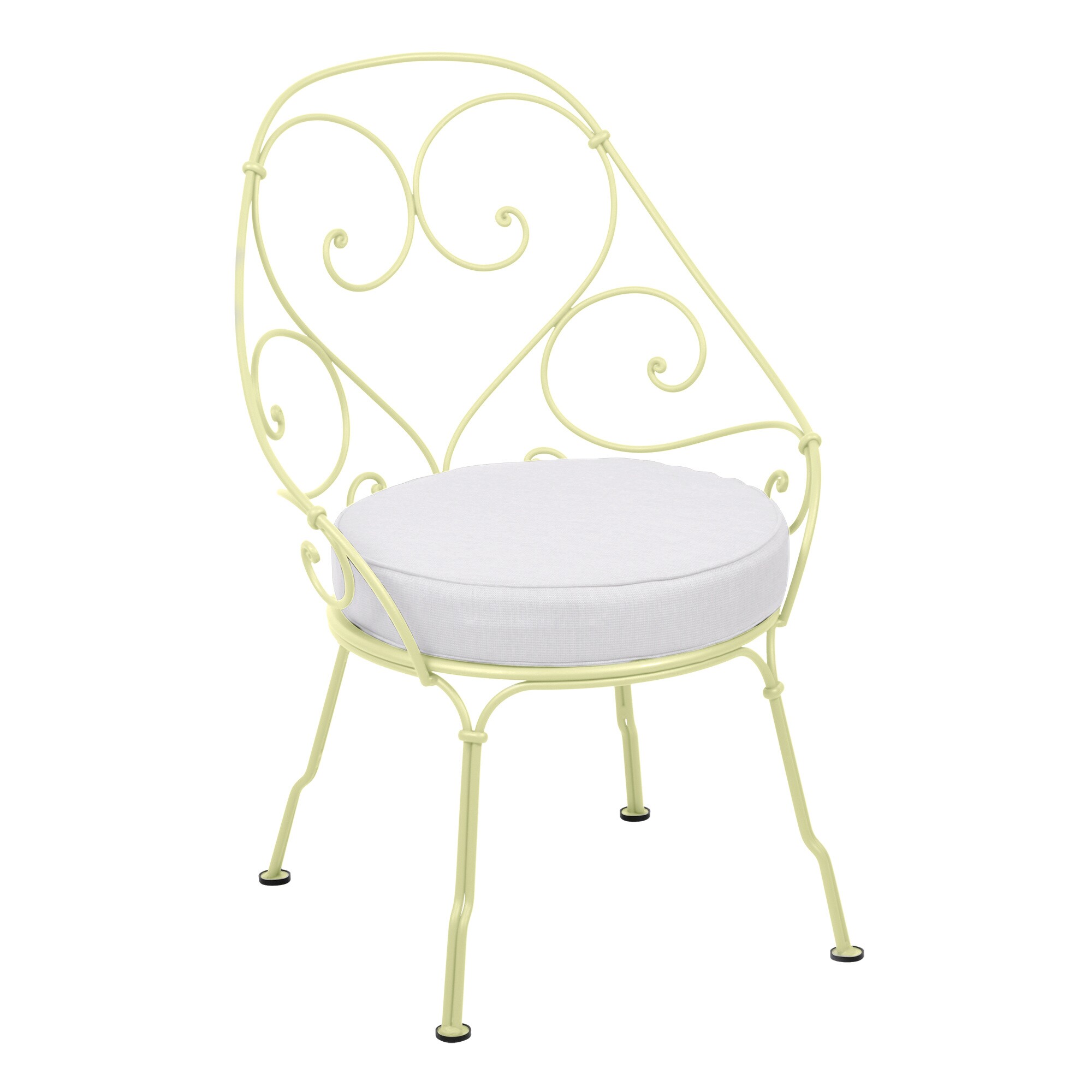 1900 Cabriolet Garden Armchair with Cushion