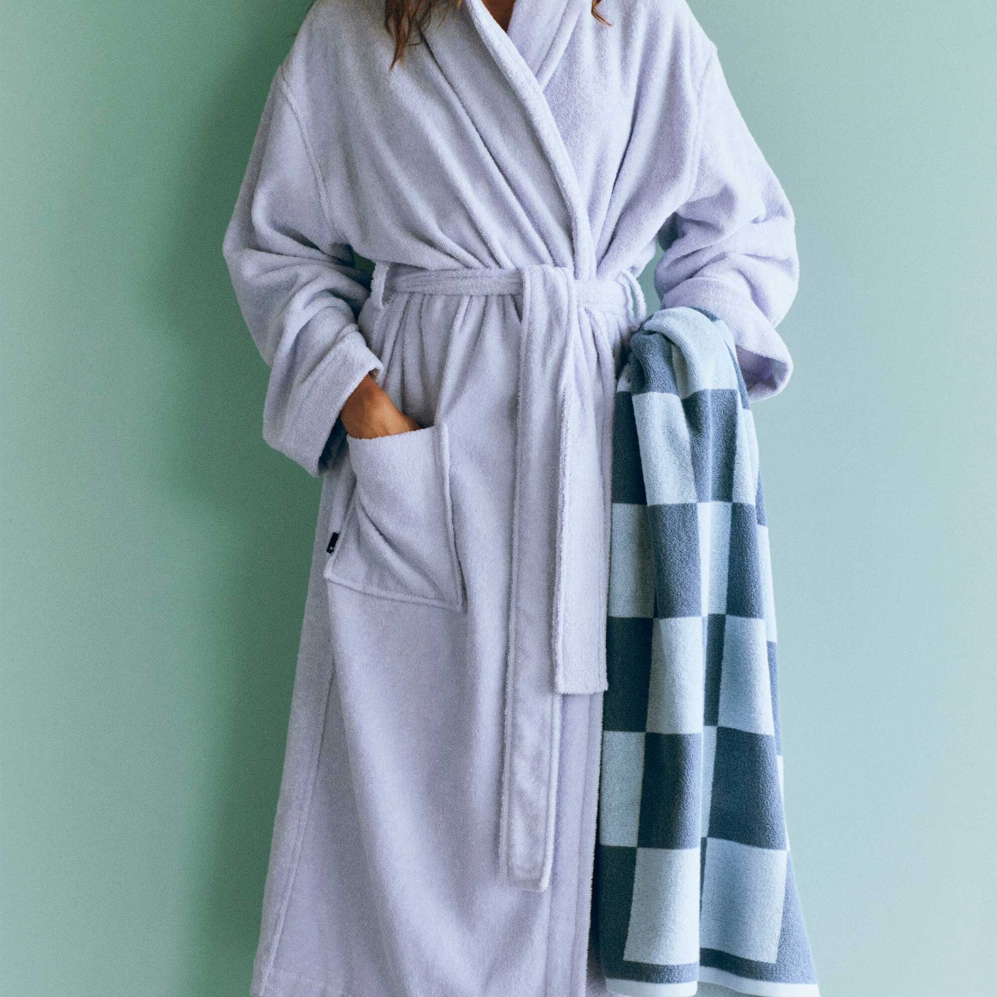 Check Bath Towel 70x136cm
