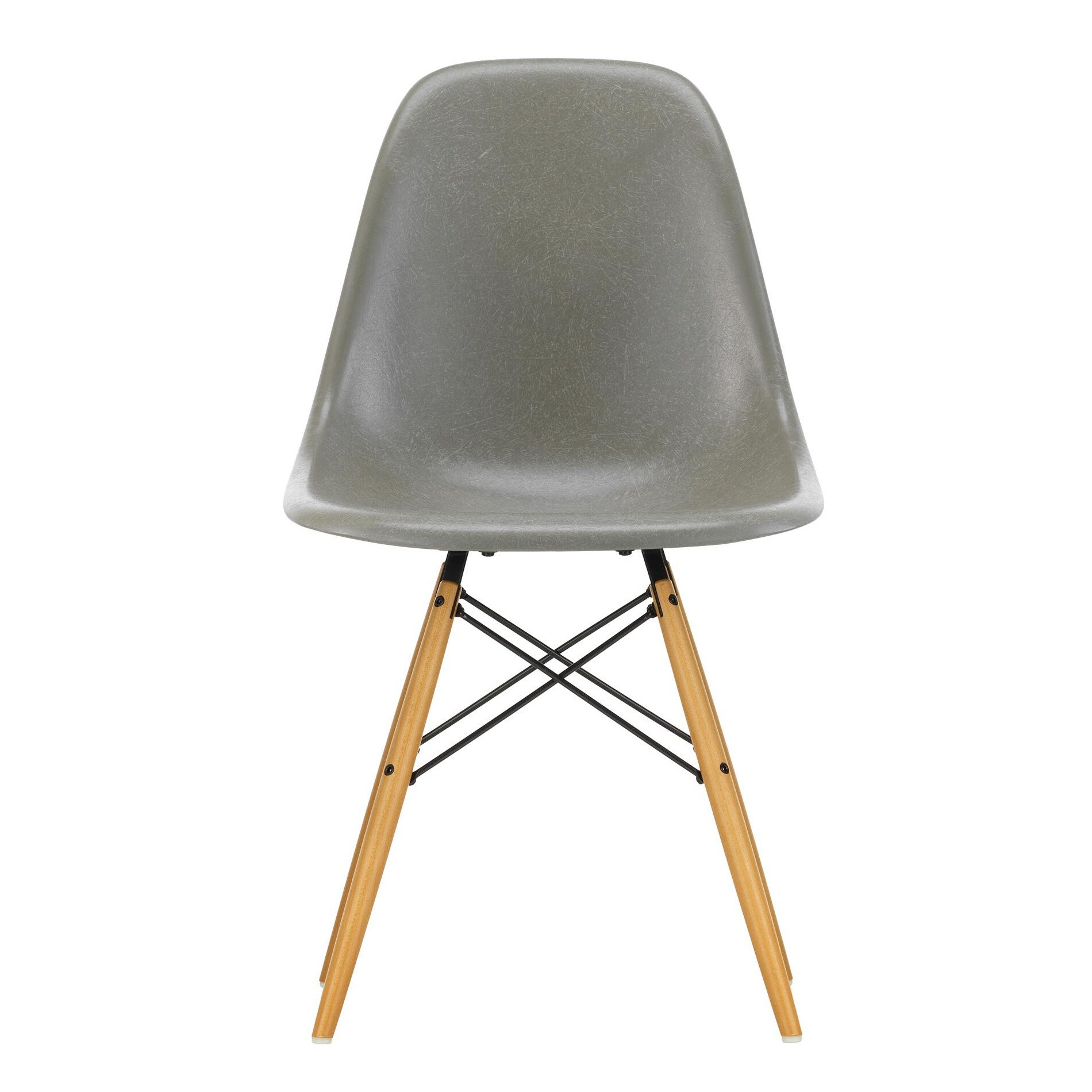 Eames Fiberglass Side Chair DSW Golden Maple