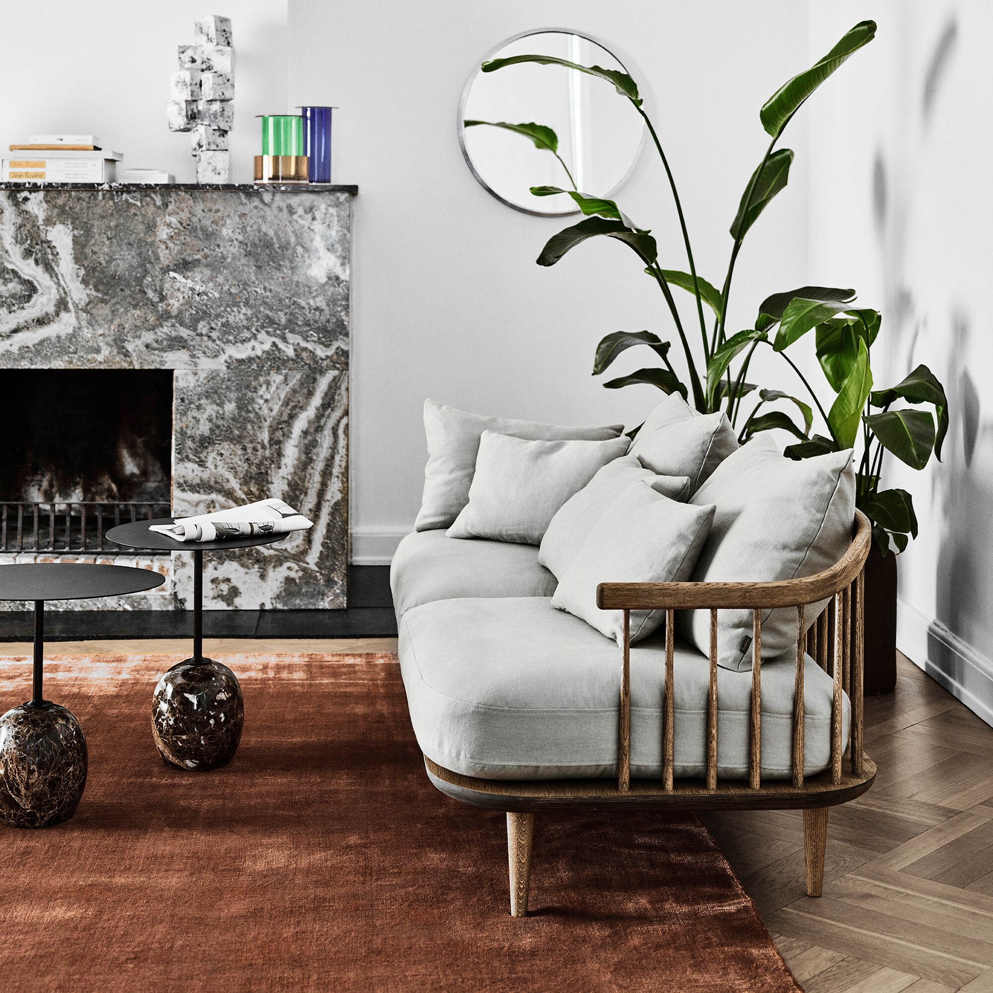 Lato LN8 Side Table Top Steel Round