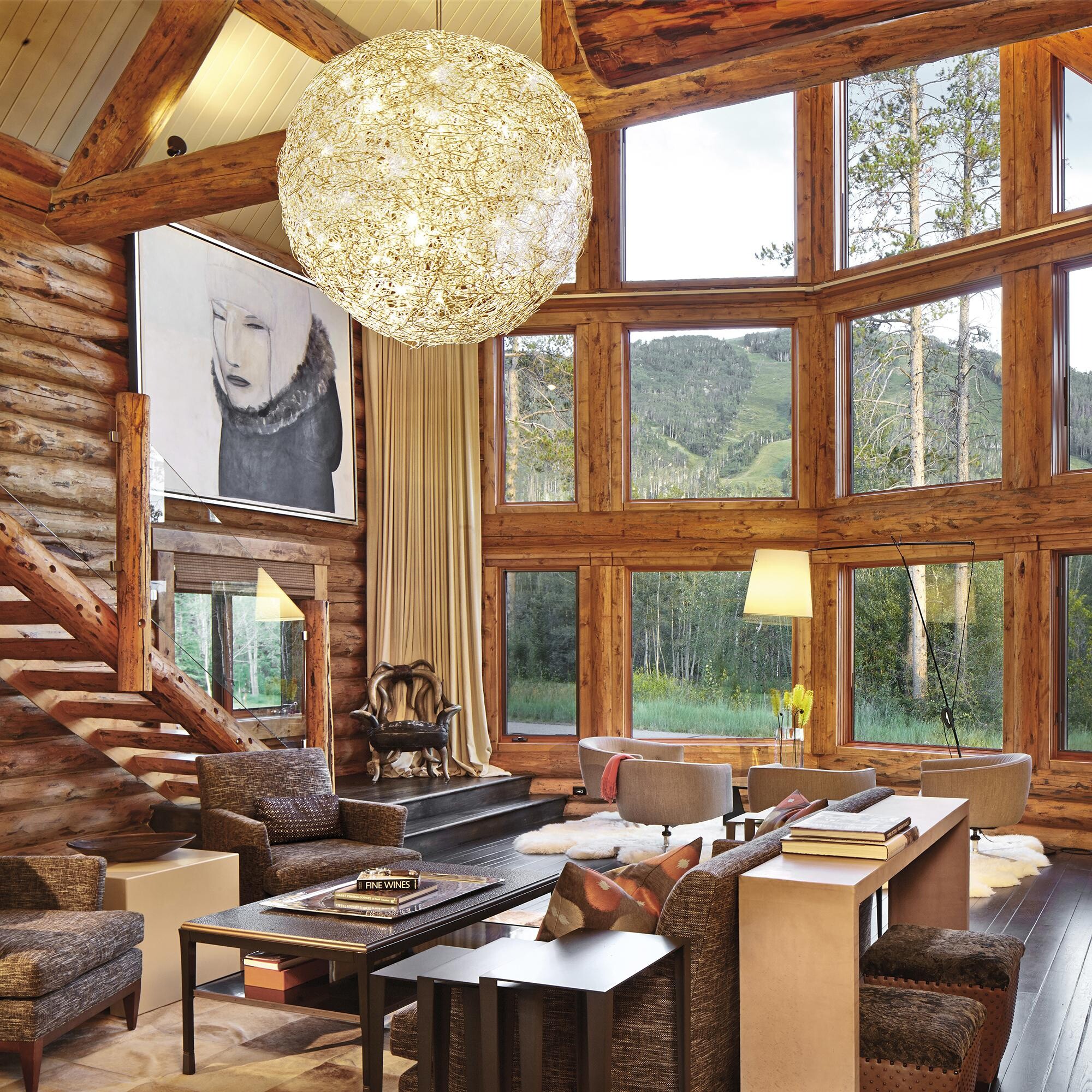 Fil de Fer Suspension Lamp