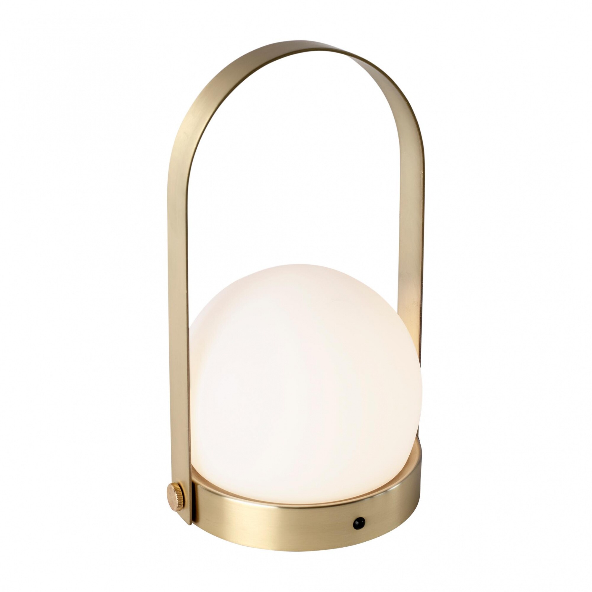 Carrie Portable LED Lamp with Battery Brass