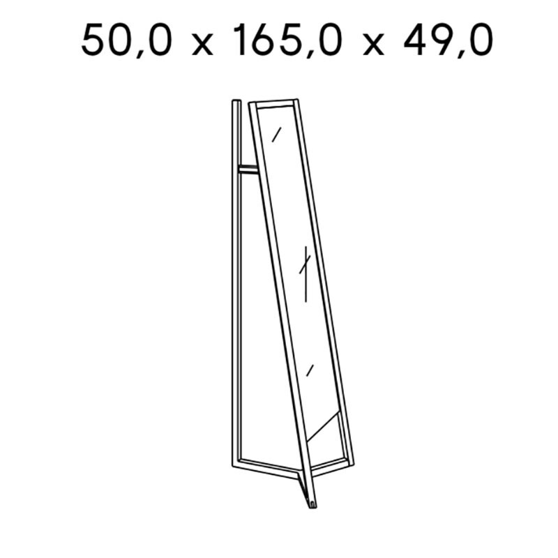 Club Clothes Hanger With Mirror