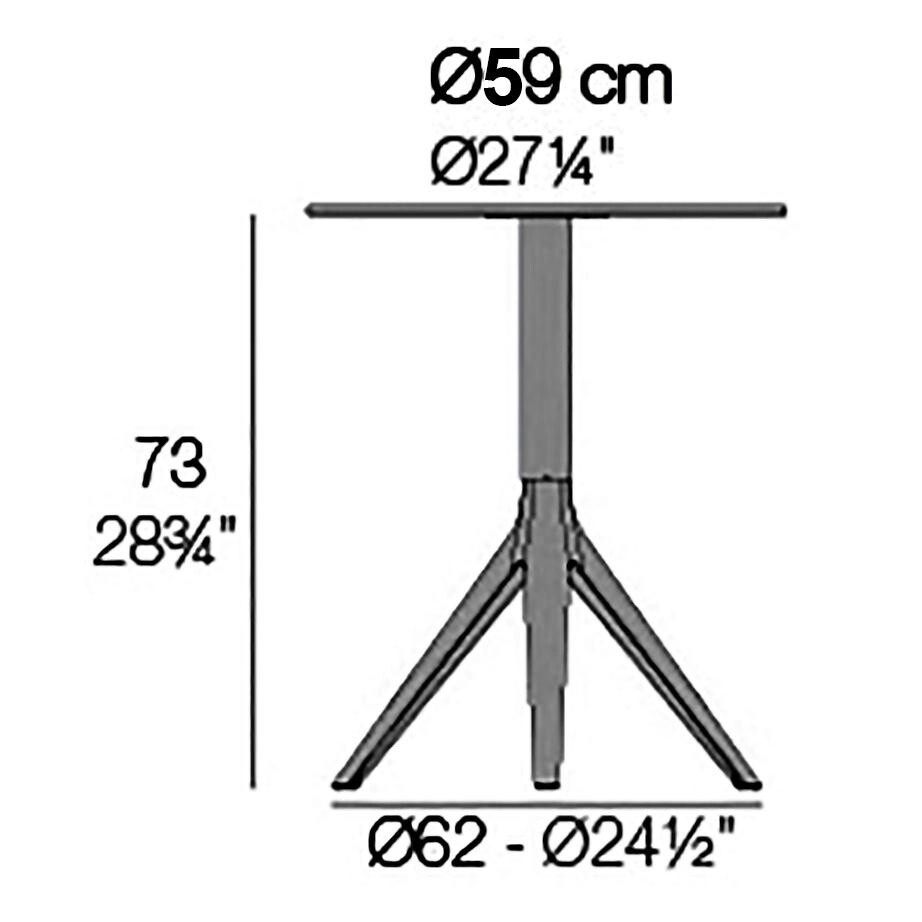 Mari-Sol Outdoor Table Ø59cm