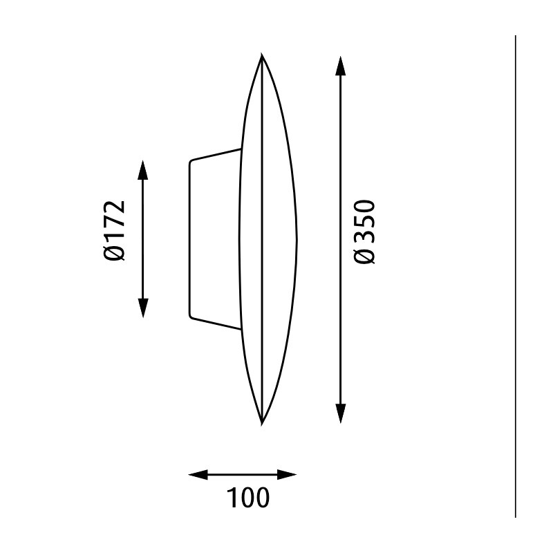 AJ Eklipta Outdoor Wall Lamp