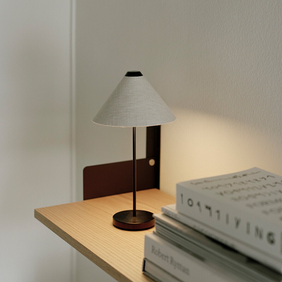 Brolly Portable LED Table Lamp with Battery