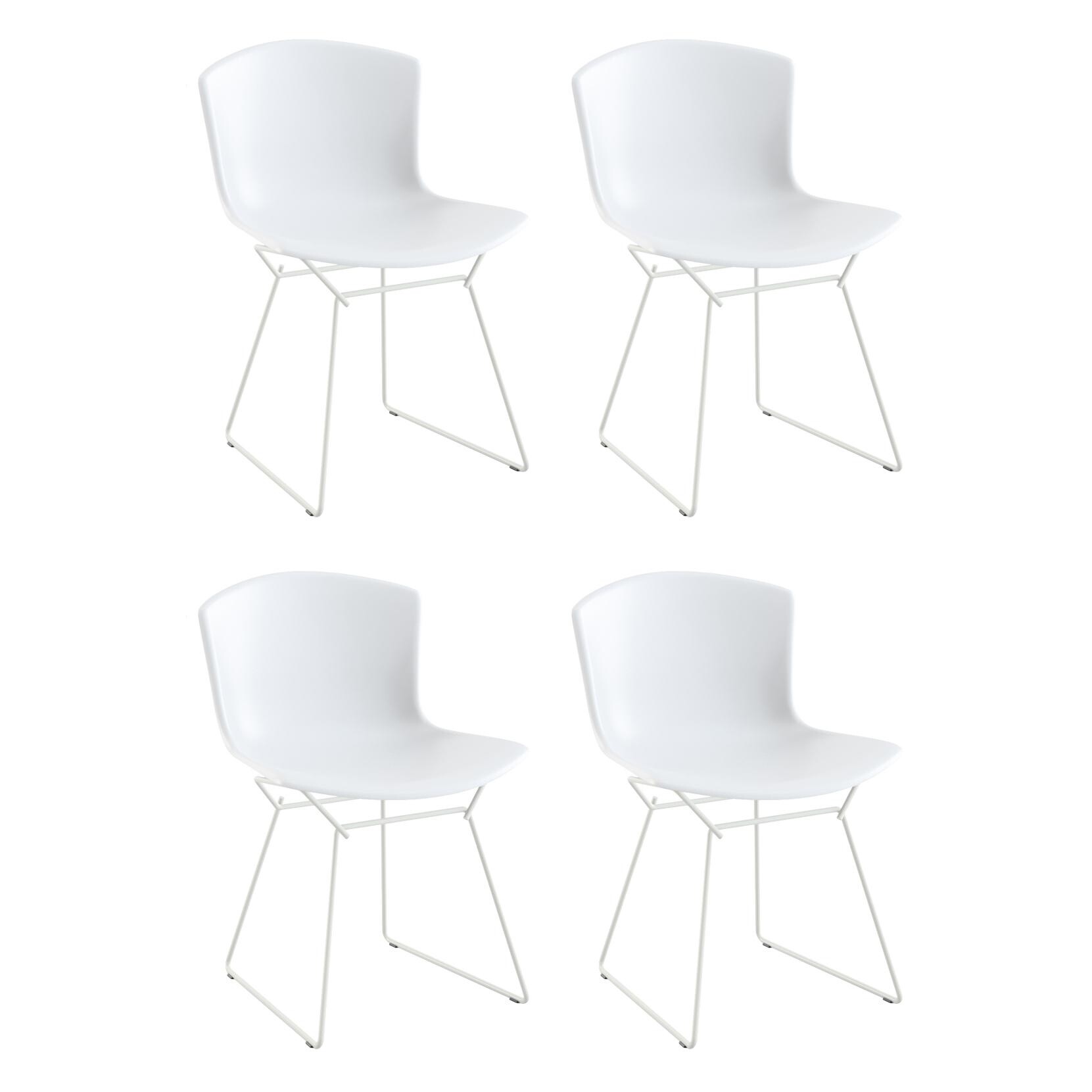 Bertoia Plastic Side Chair Set Of 4