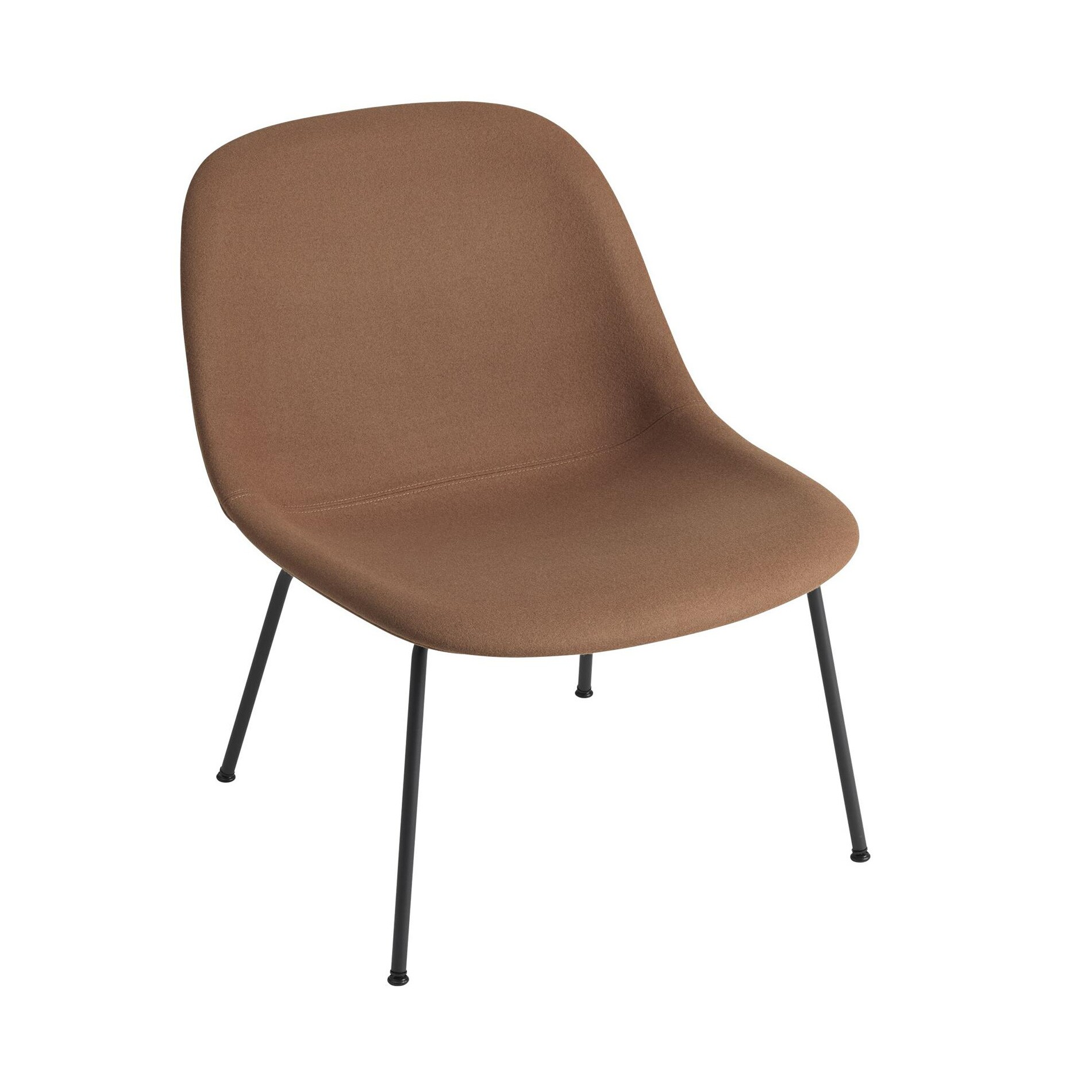 Fiber Lounge Chair Upholstered Steel Base