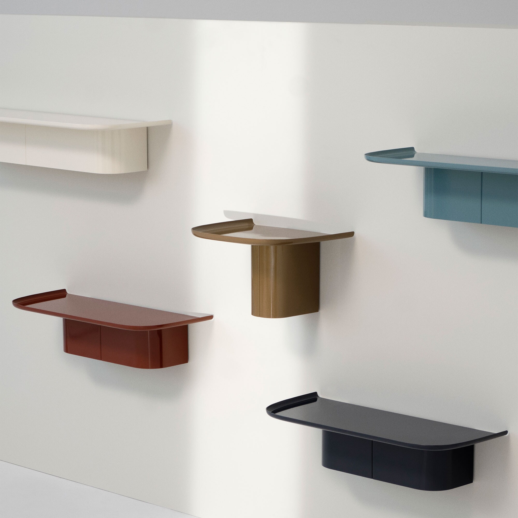 Korpus Wall Shelf with Coat Hook M