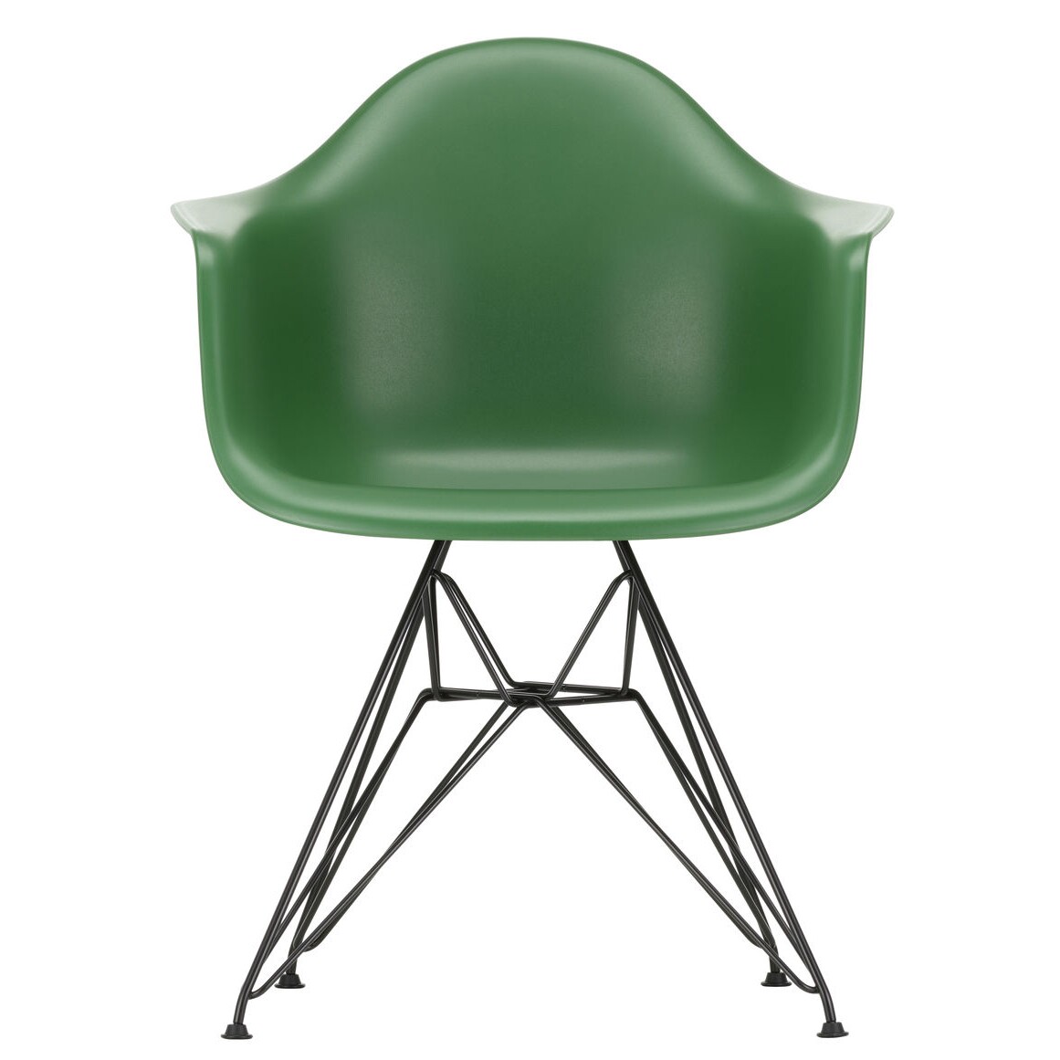 Eames Plastic Armchair DAR RE Black Base