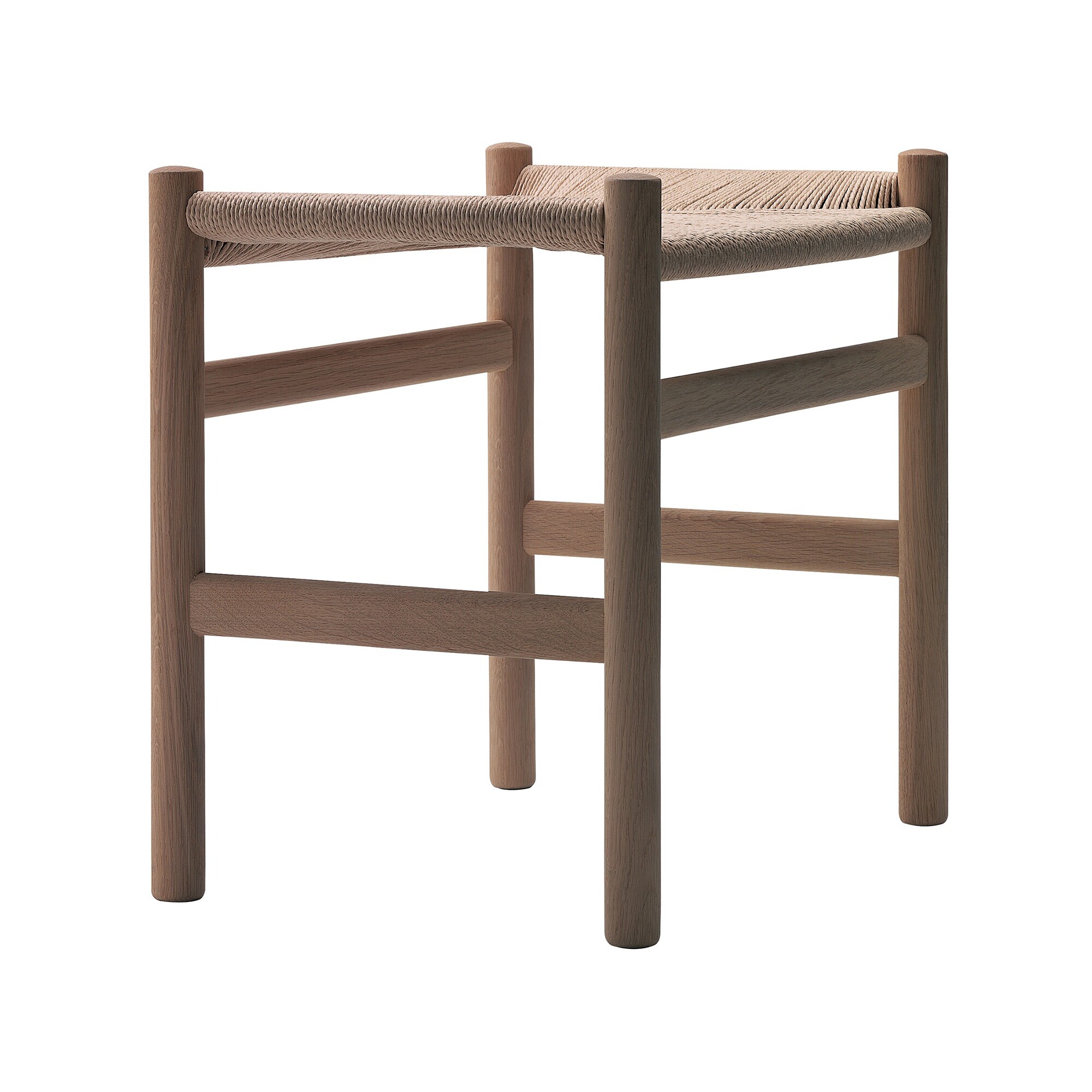 CH53 Footstool Frame Oak