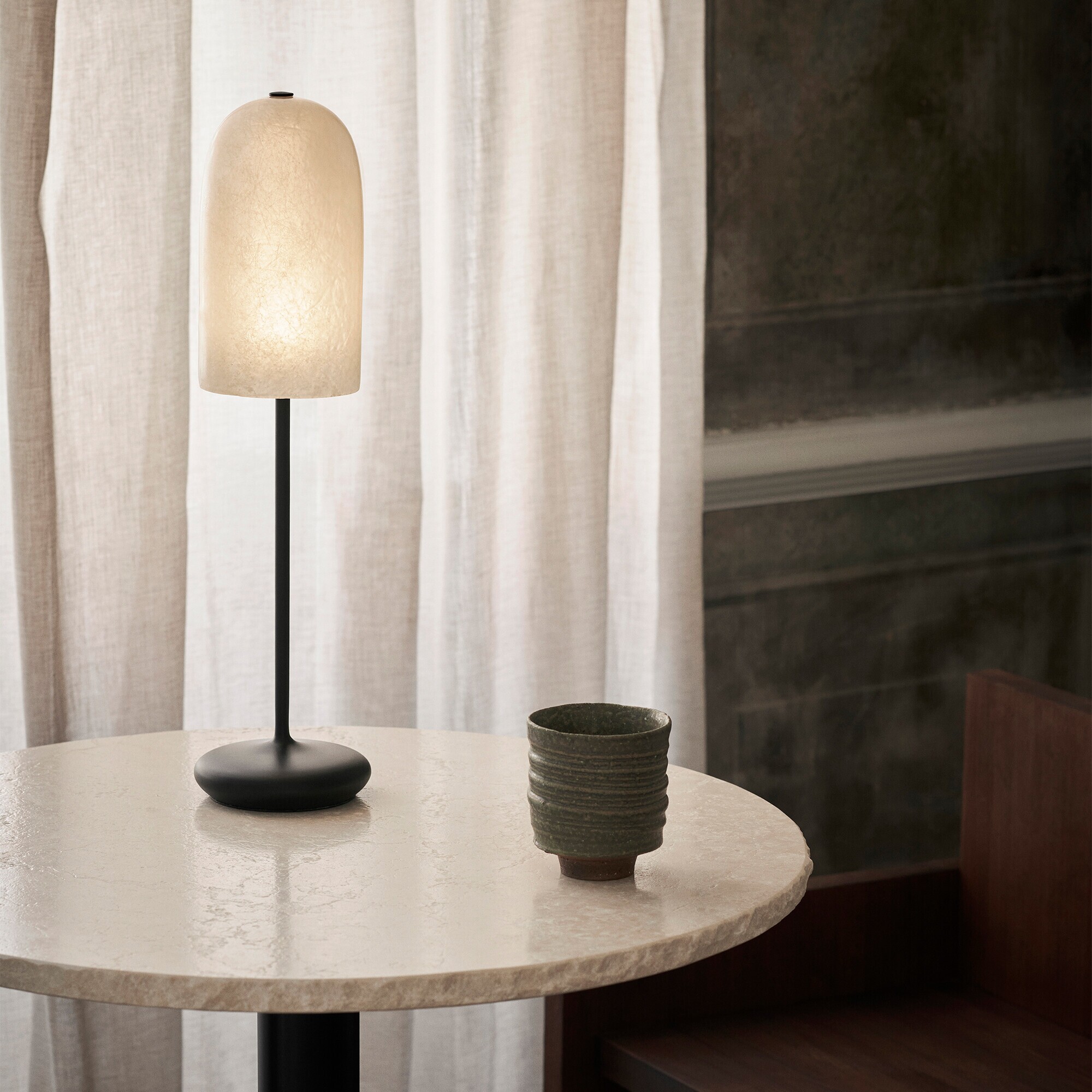 Gry LED Battery Table Lamp