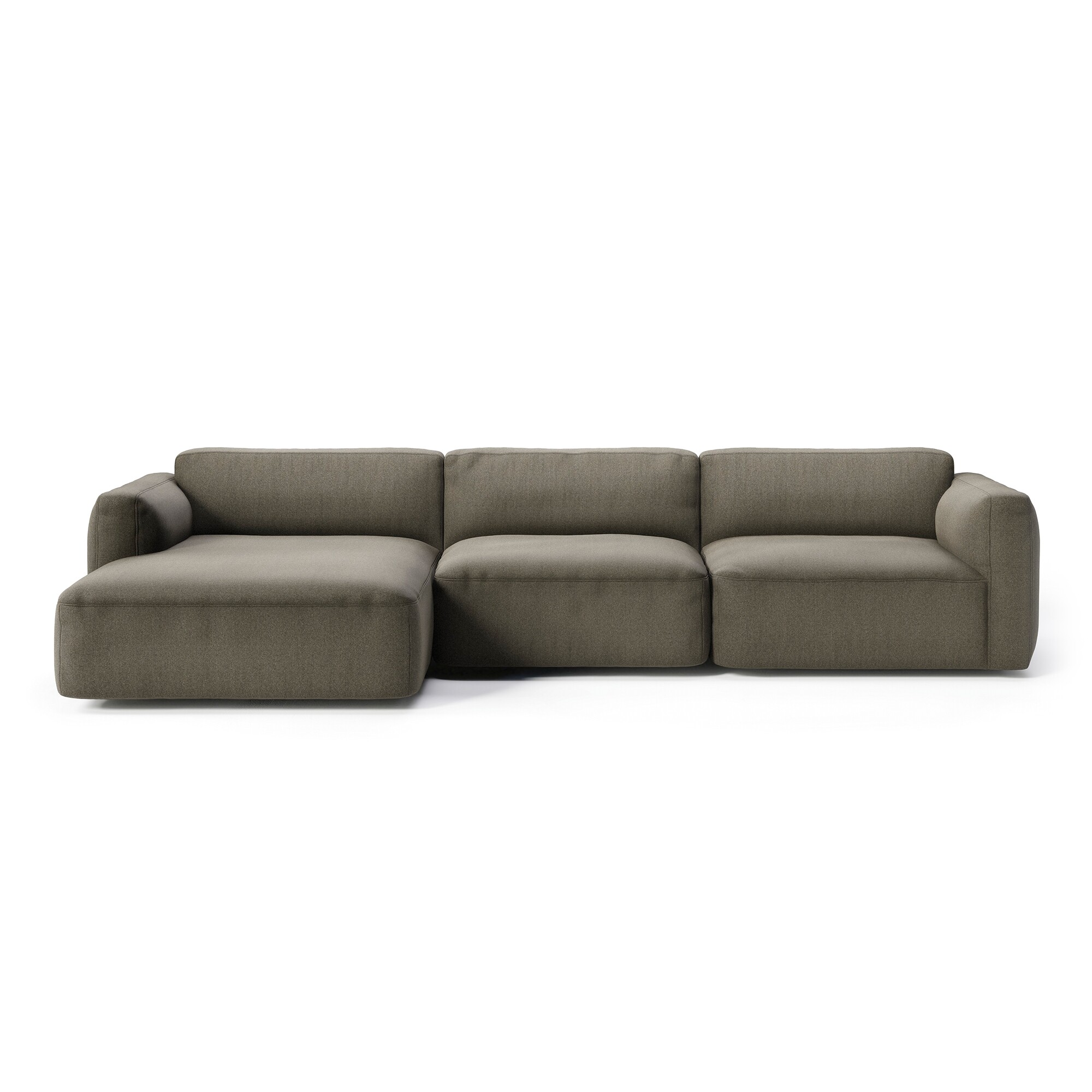 Develius Mellow 3-Seater Sofa Chaise Longue Left