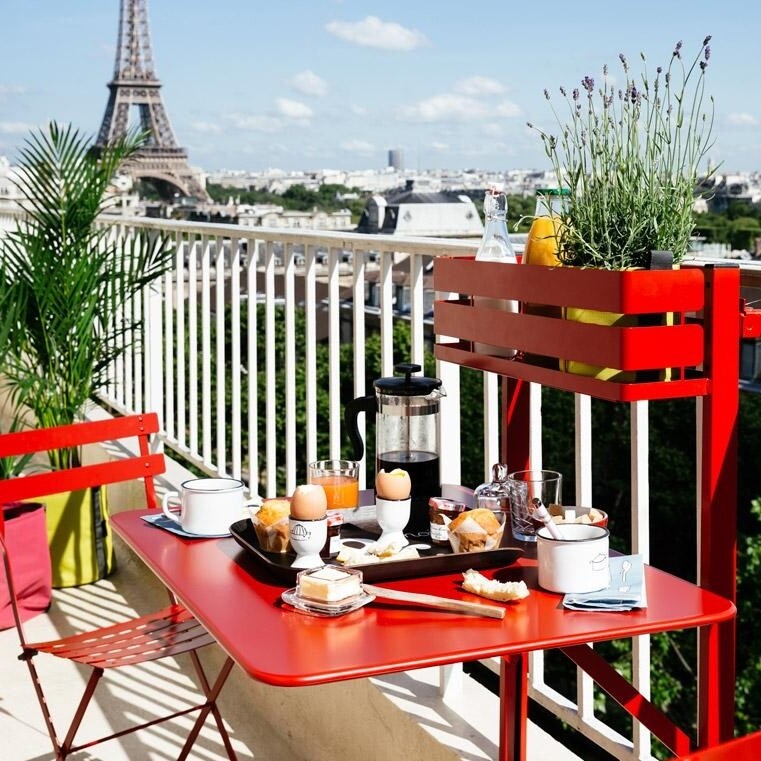 Bistro Foldable Balcony Table 57x77cm