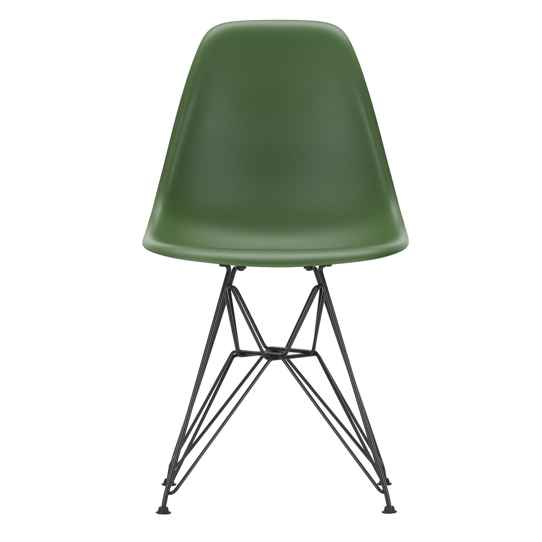 Eames Plastic Side Chair DSR RE Black Base