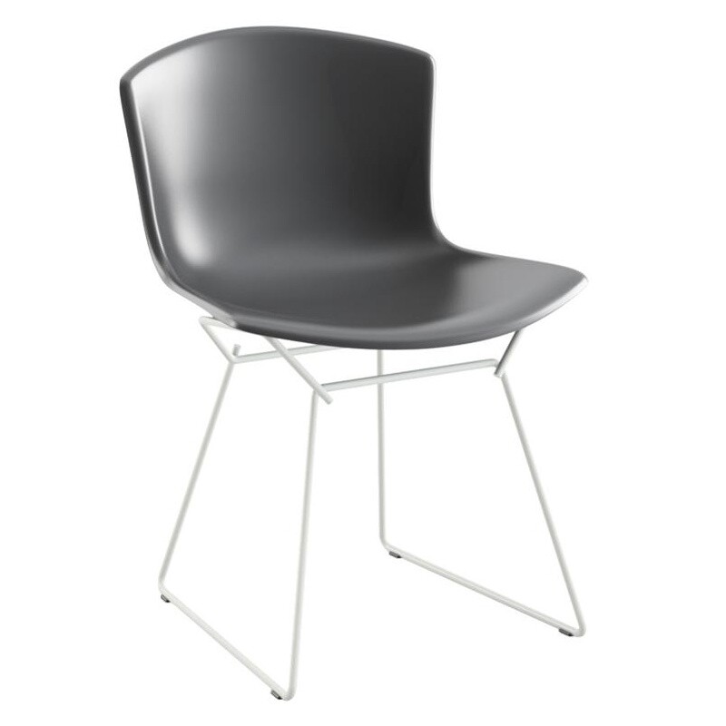 Bertoia Plastic Side Chair Frame White