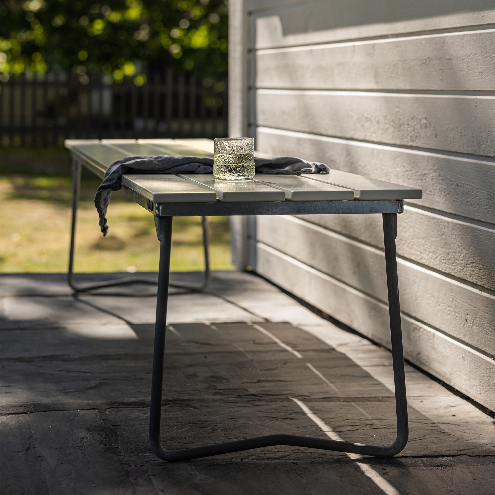 9 Garden Bench Foldable 170x40cm Oak