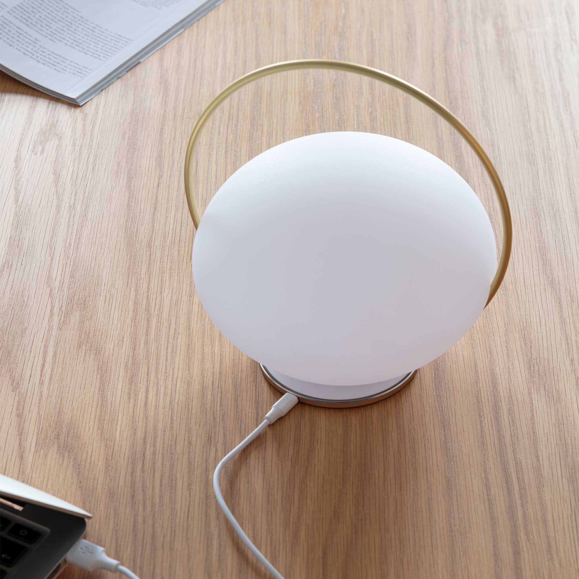 Orbit LED Table Lamp with Rechargeable Battery
