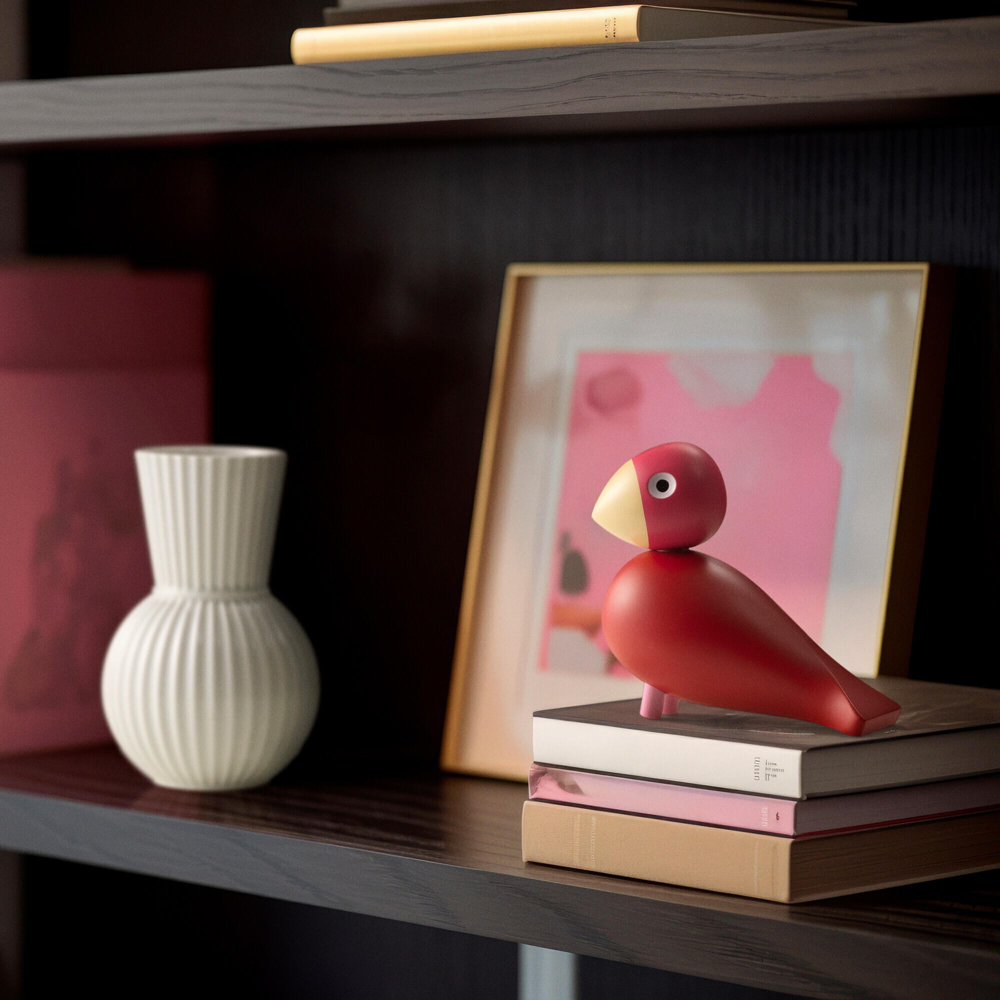 Limited Edition 2024 Wooden Figurine Songbird Flora