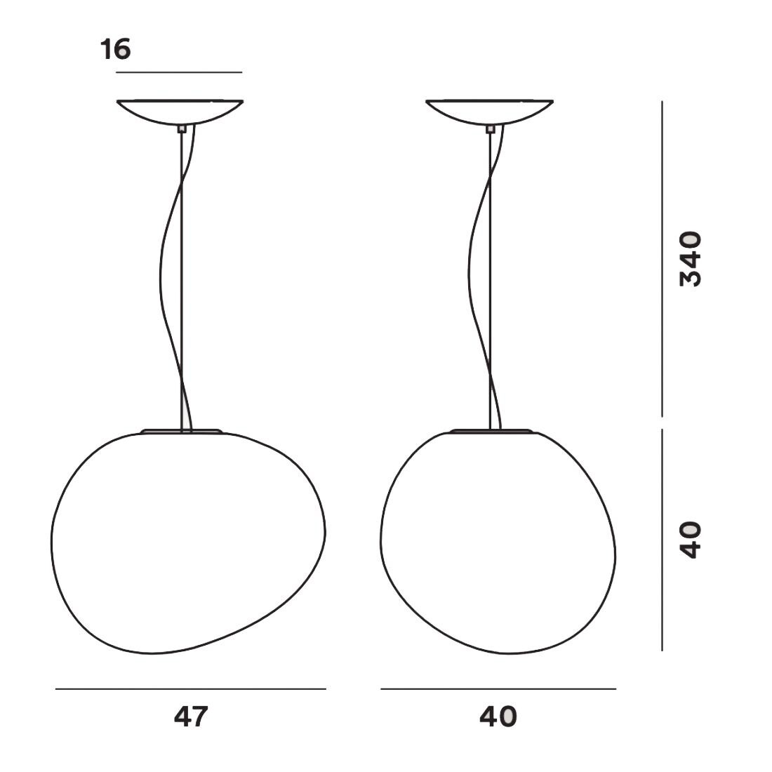 Gregg Grande Suspension Lamp