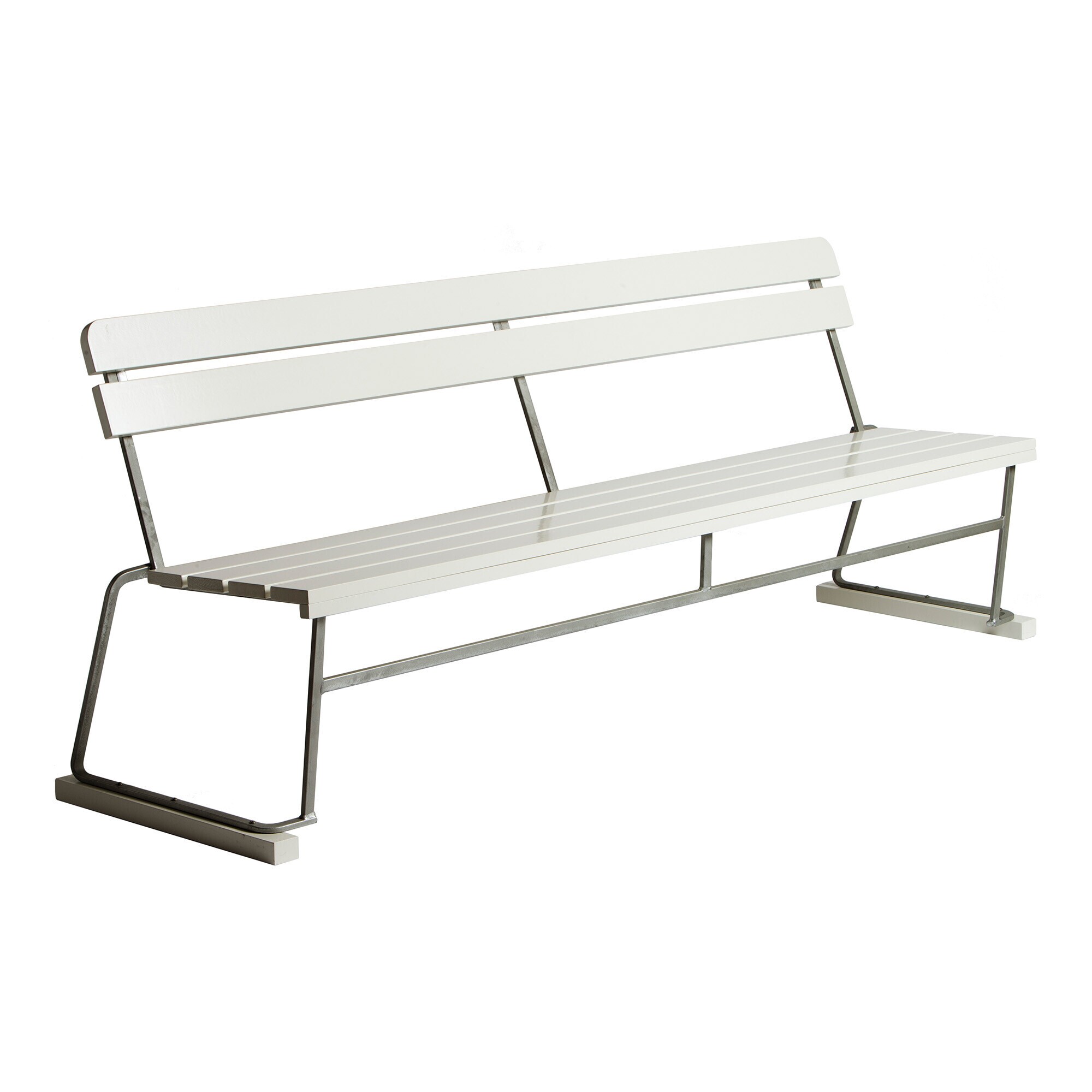 5 Garden Bench 204x77cm Oak