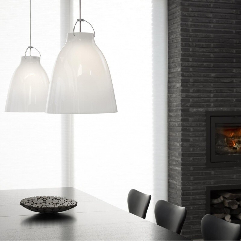 Caravaggio™ Suspension Lamp Opal Gass