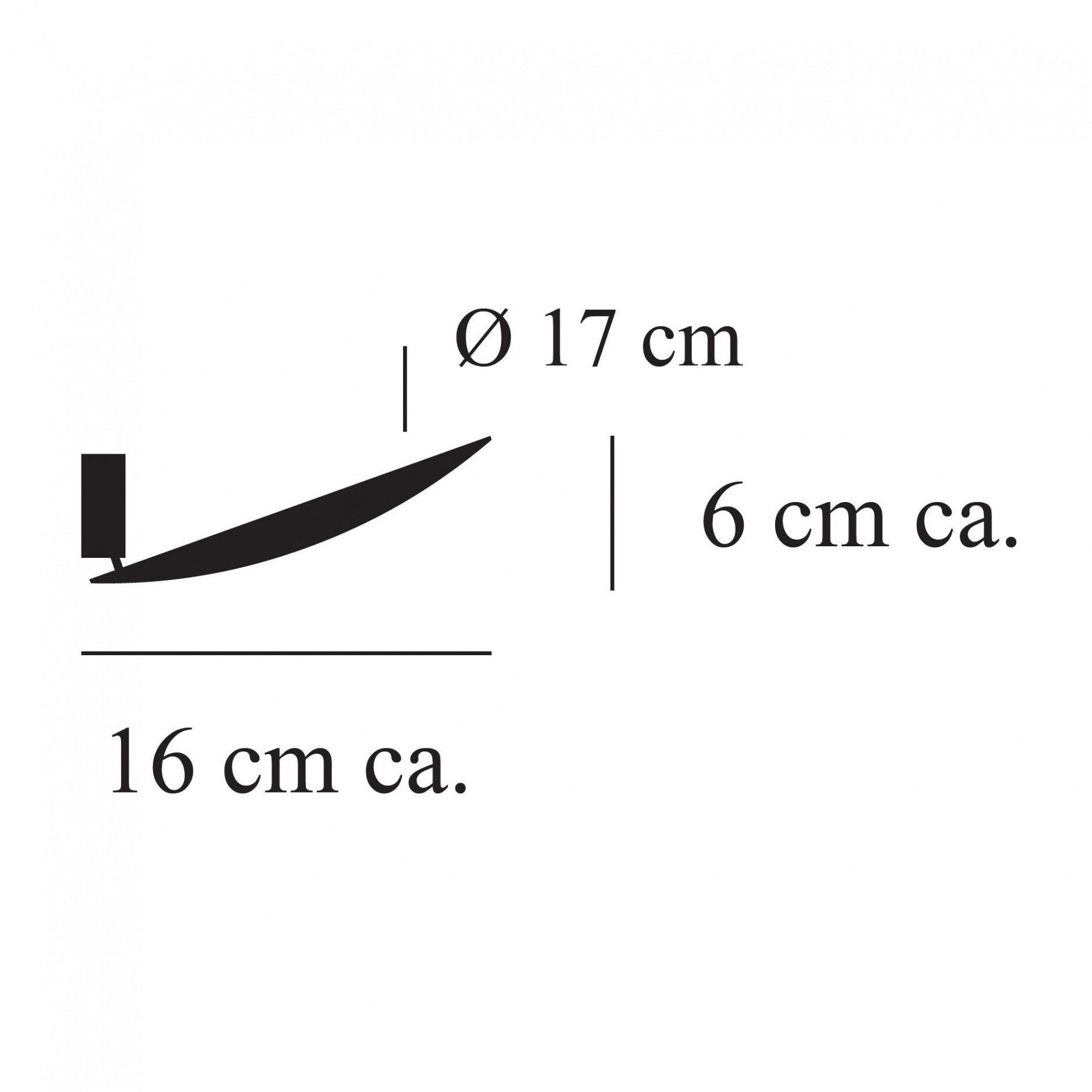 Lederam W1 17 LED Wall Lamp