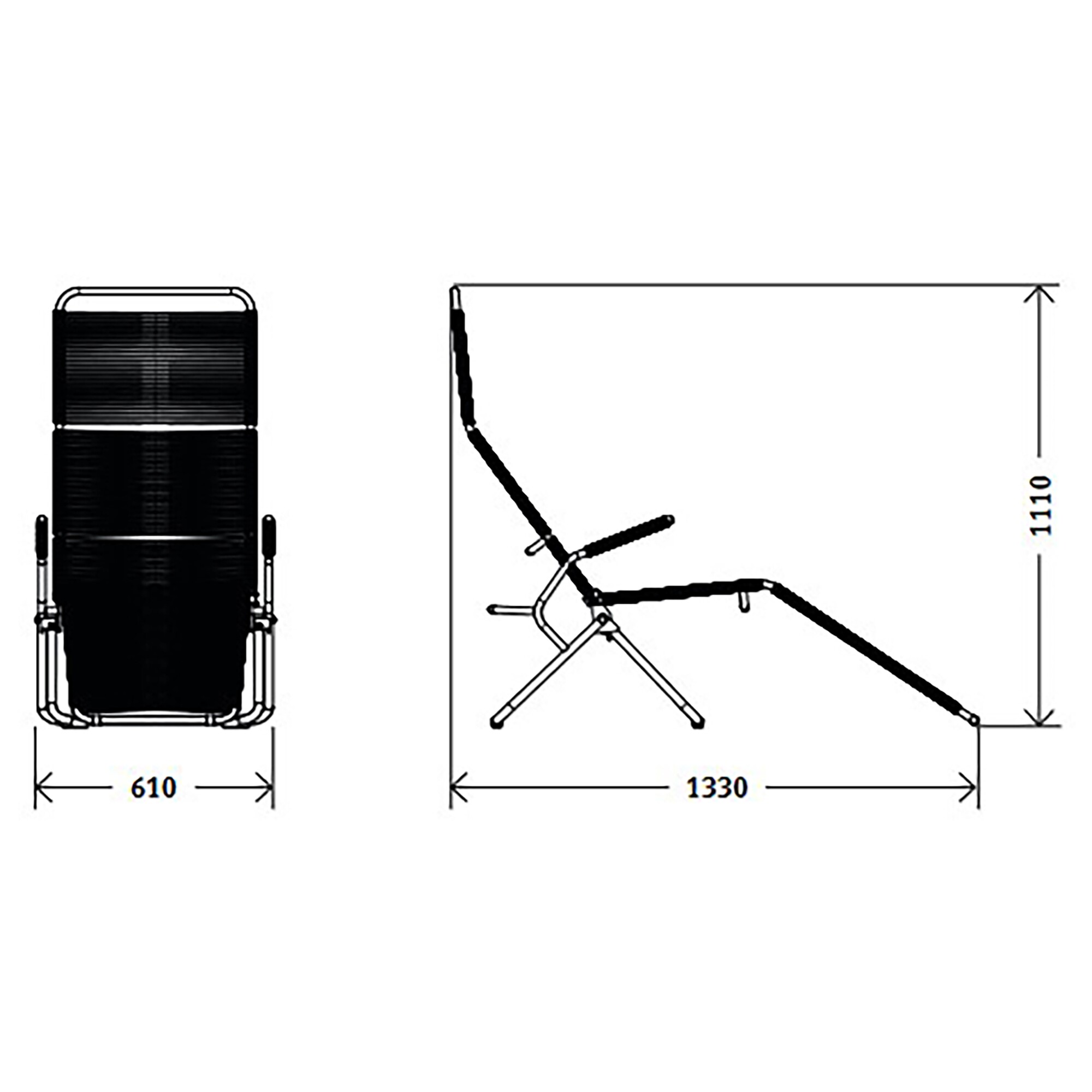 Altorfer Model 1158 Deckchair