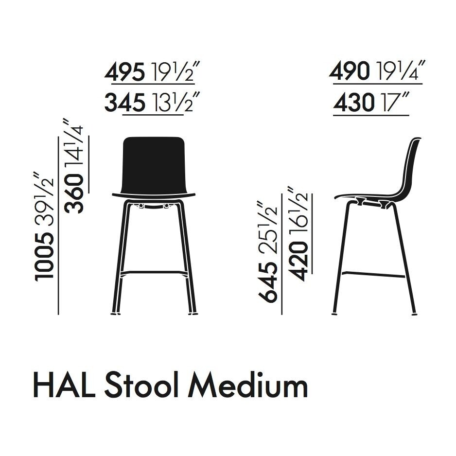 Hal RE Bar Stool High